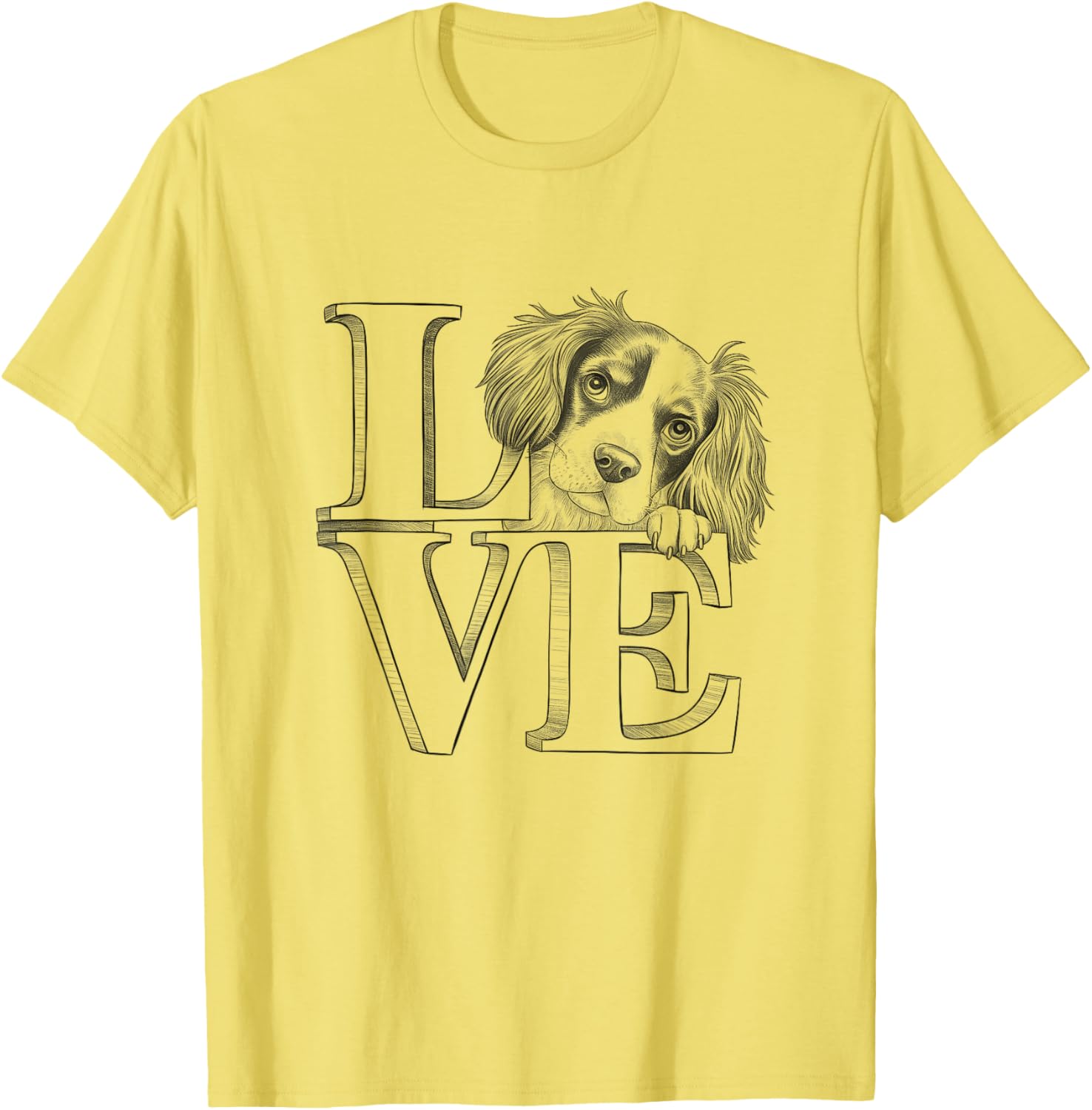 Brittany Spaniel Love T-Shirt for Men and Women - Perfect Dog Owner Gift - 2