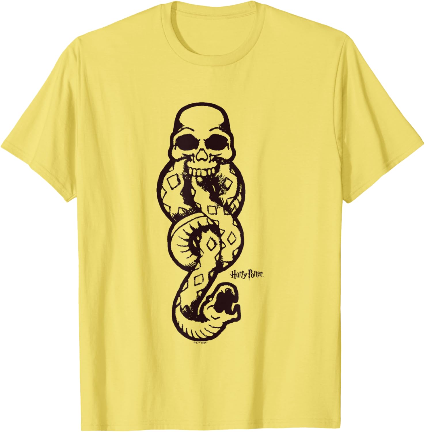 Harry Potter Dark Mark Tonal Logo T-Shirt for Fans of the Wizarding World - 21