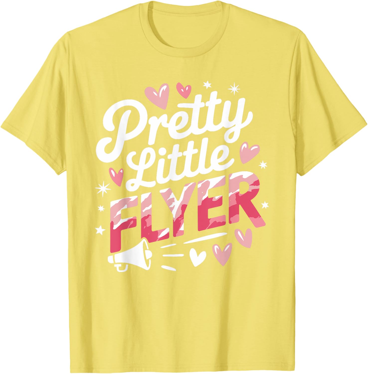 Pretty Little Flyer Cheerleader T-Shirt for Fans and Cheerleading Enthusiasts - 23