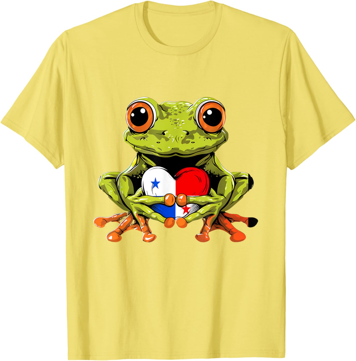 Panama Toad Frog Heart T-Shirt Celebrating Panamanian Roots and Pride - 9