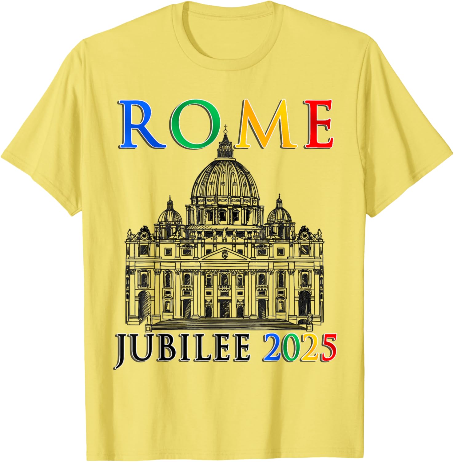 Rome Jubilee Pilgrims of Hope 2025 Vatican T-Shirt for Faithful Travelers - 16