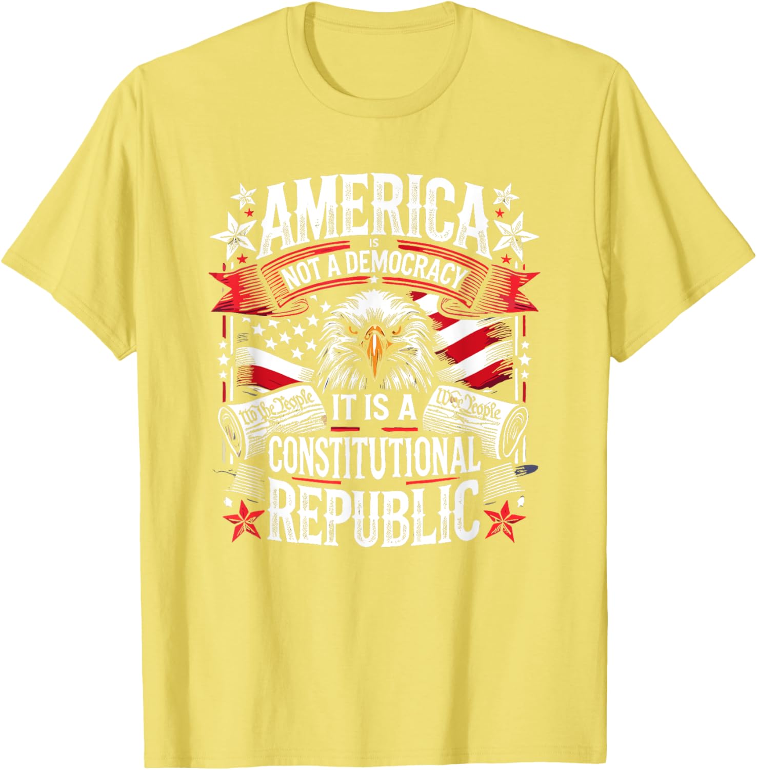 America Is Not A Democracy Constitutional Republic T-Shirt for Freedom Lovers - 26