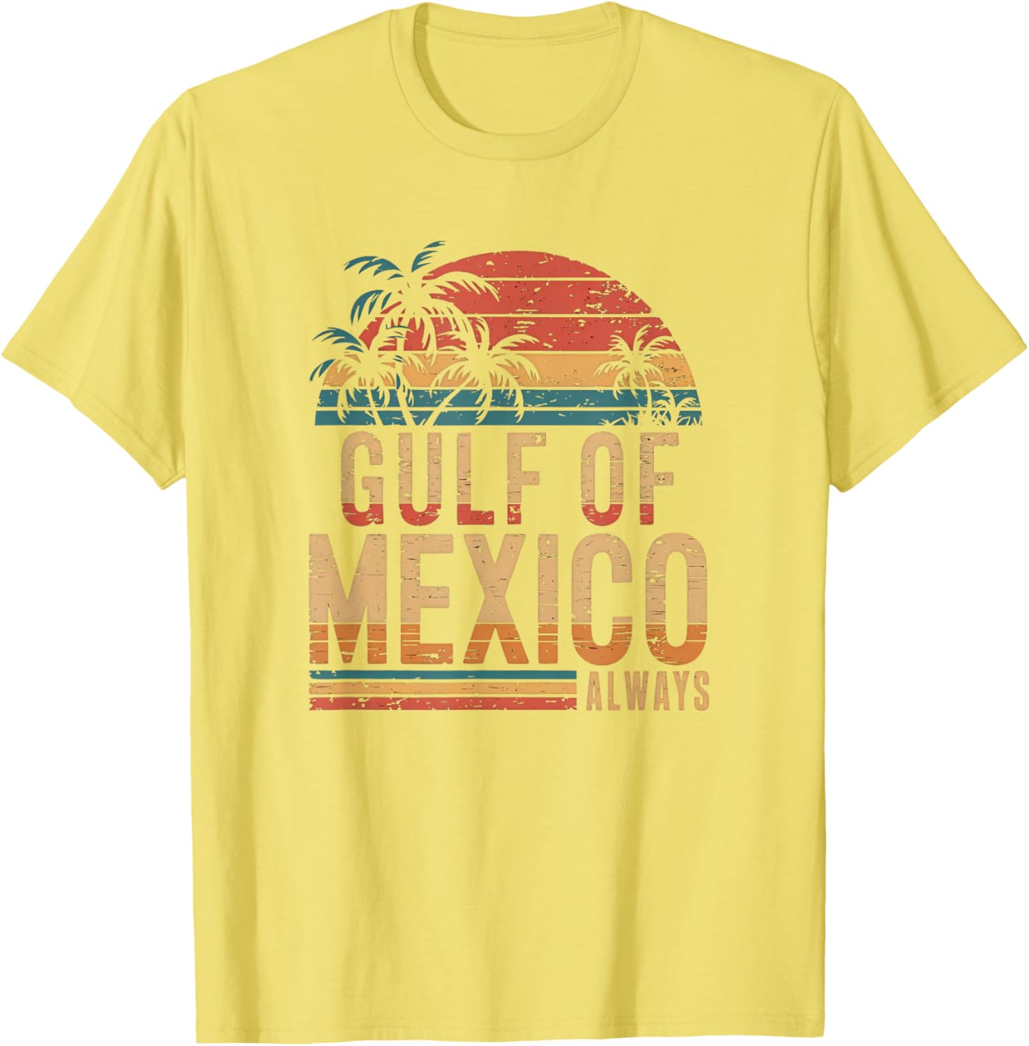 Retro Vintage Gulf of Mexico T-Shirt for Casual Comfort and Style - 11