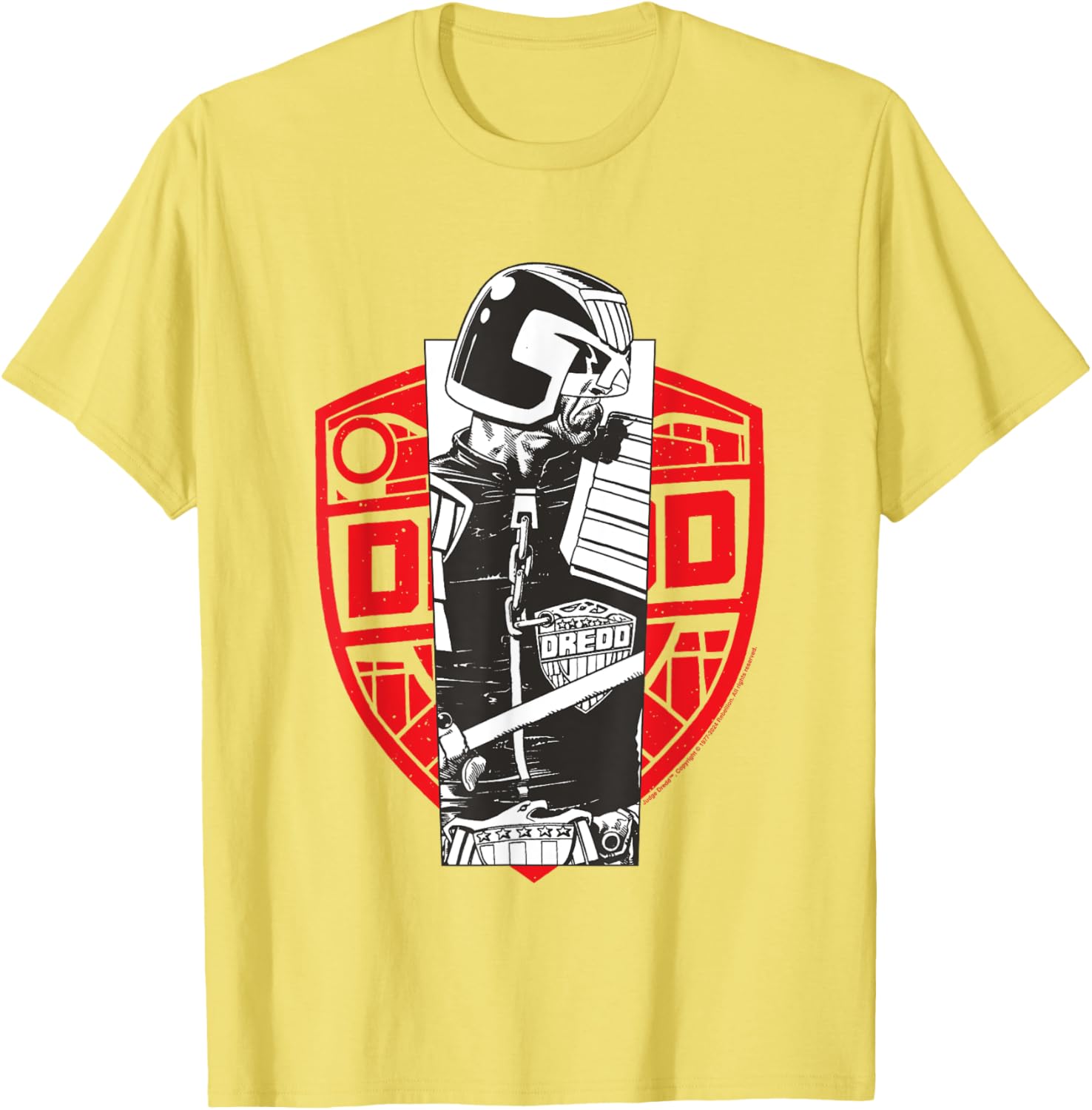 Judge Dredd Law Enforcer T-Shirt for Fans of 2000 AD Comics - 4