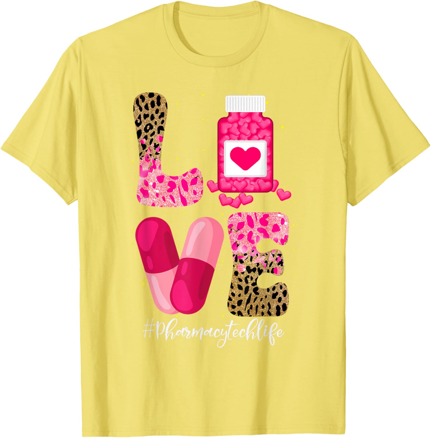 Love Pharmacy Tech Life T-Shirt for Pharmacy Technicians and Medicine Lovers - 2