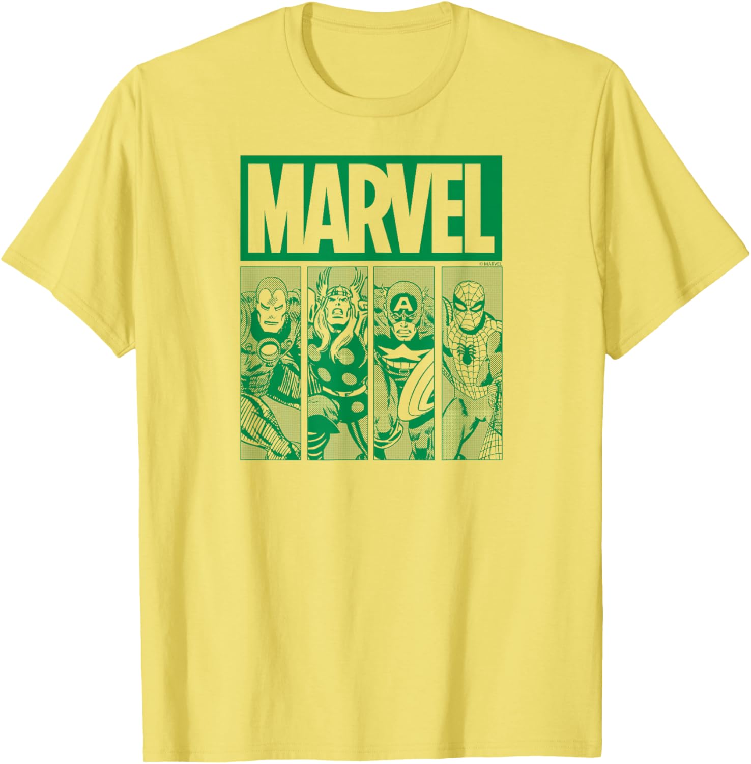 Marvel Green Grid St. Patrick's Day T-Shirt for Fun Holiday Style - 3