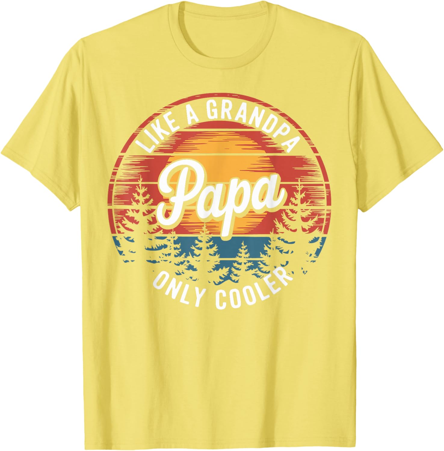 Cool Funny Dad T-Shirt Papa Like A Grandpa Definition Gift for Fathers - 2