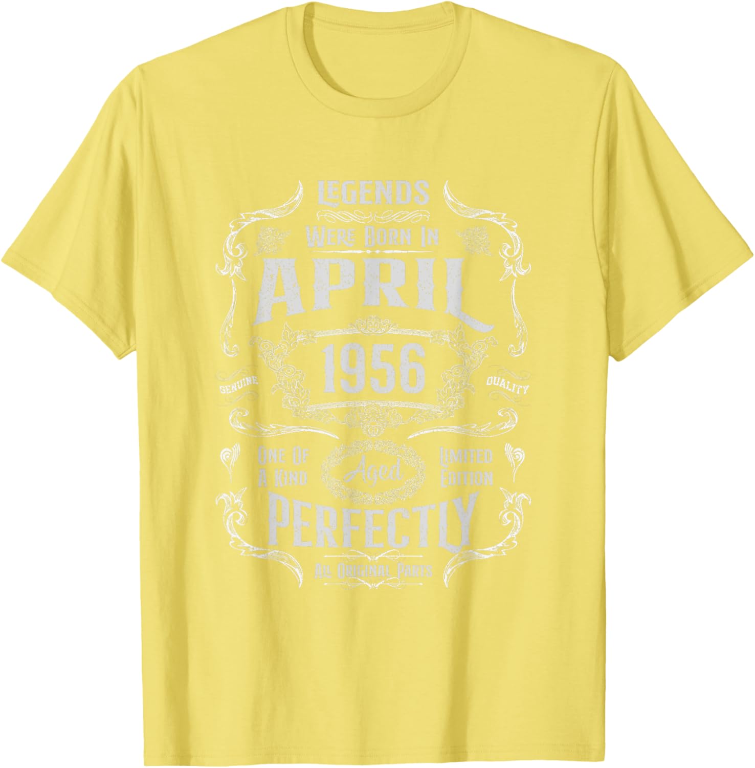 Vintage 69th Birthday Legends April 1956 T-Shirt for Memorable Celebrations - 8