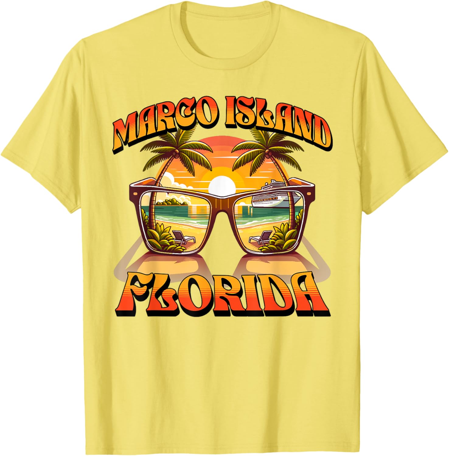 Marco Island T-Shirt for Casual Wear - Unique Island Style Apparel - 1
