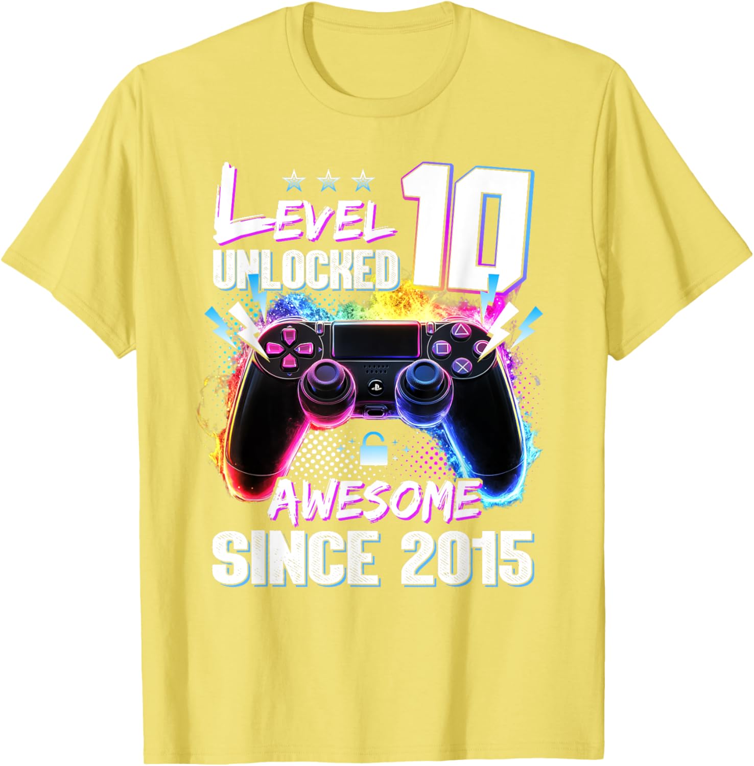 Level 10 Unlocked 10th Birthday T-Shirt Awesome Gift for Kids - 22