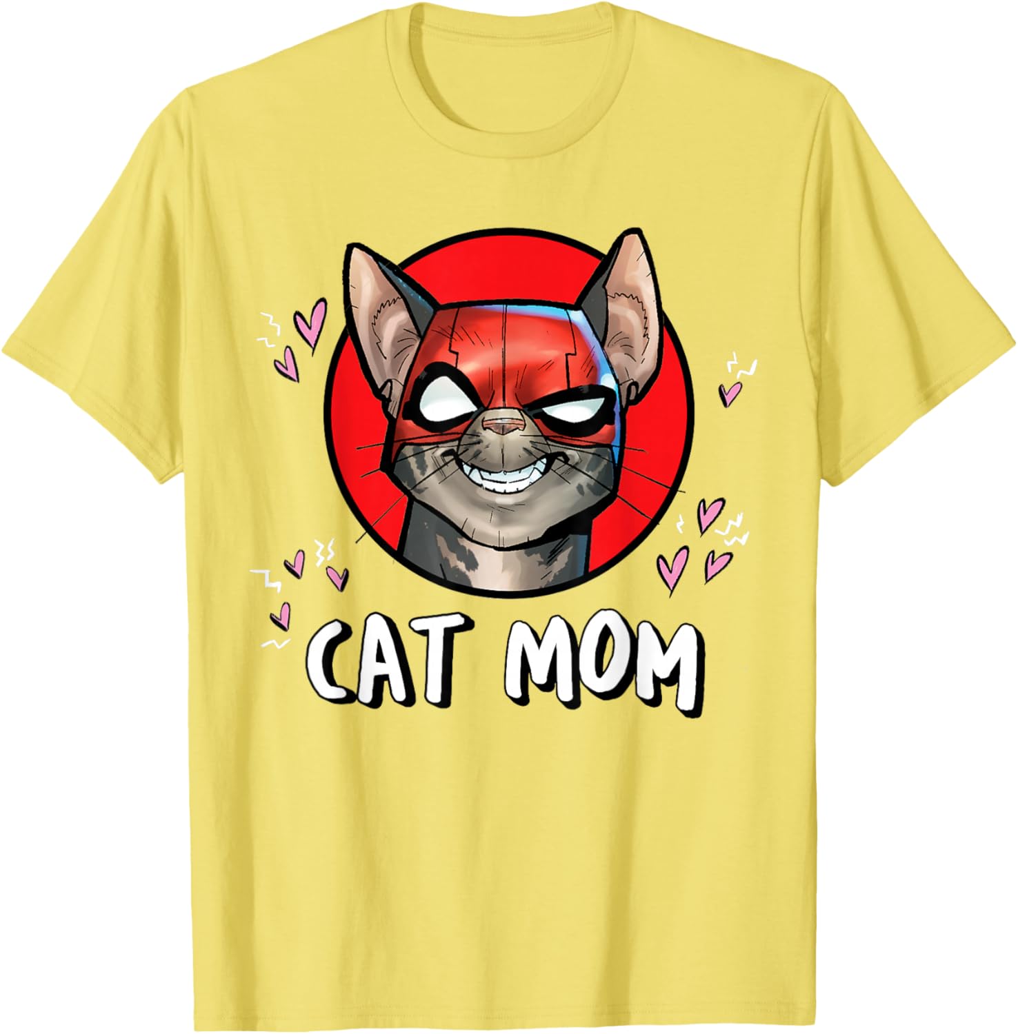 Funny Deadpool Catpool T-Shirt for Cat Moms - Marvel Super Heroes Pet Apparel - 1