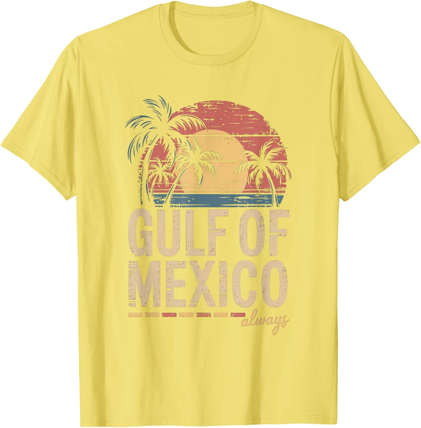 Retro Gulf of Mexico T-Shirt Vintage Style for Beach Lovers and Travelers - 8