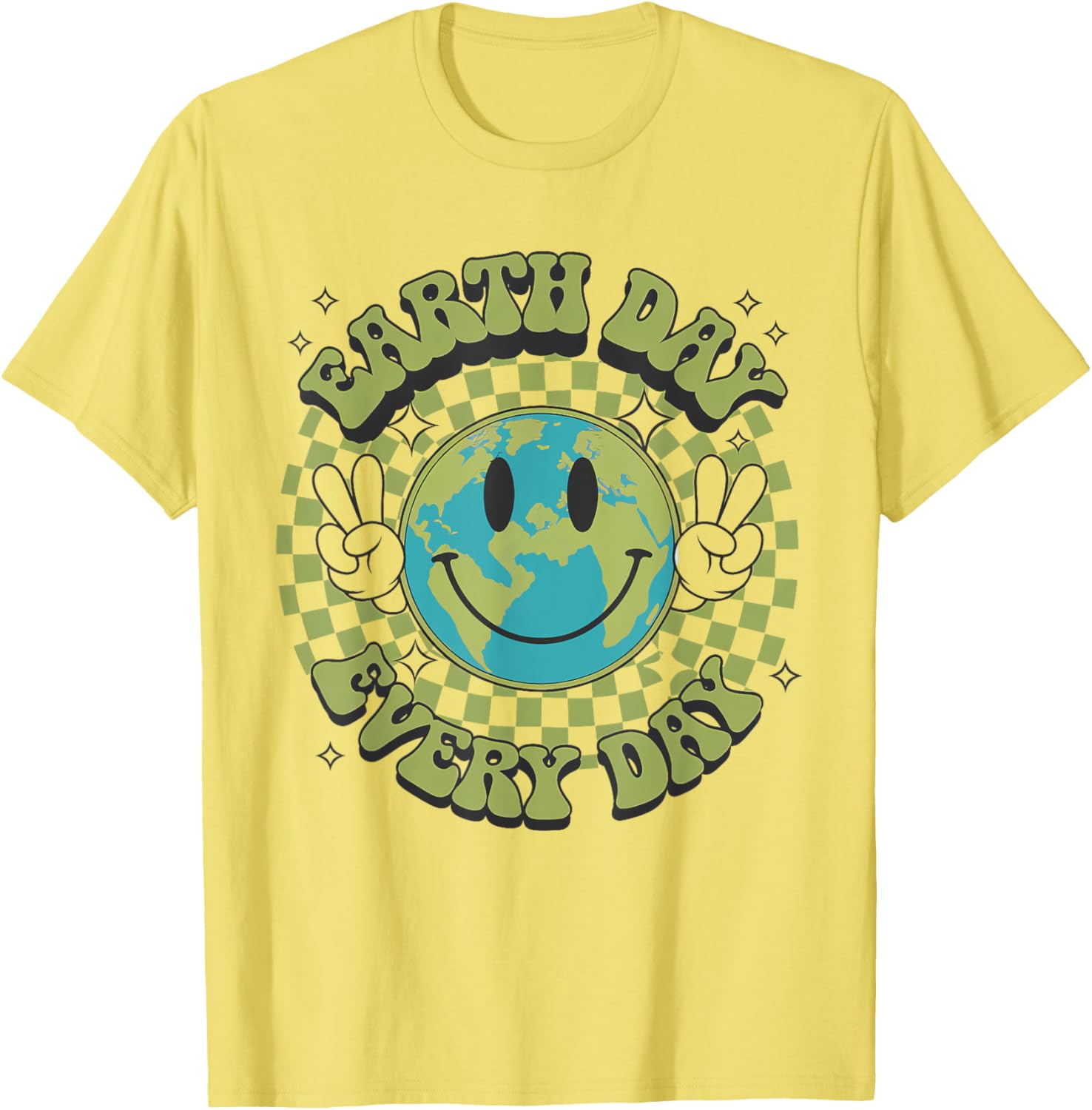 Funny Earth Day Everyday Hippie Planet T-Shirt for Men and Women - 7
