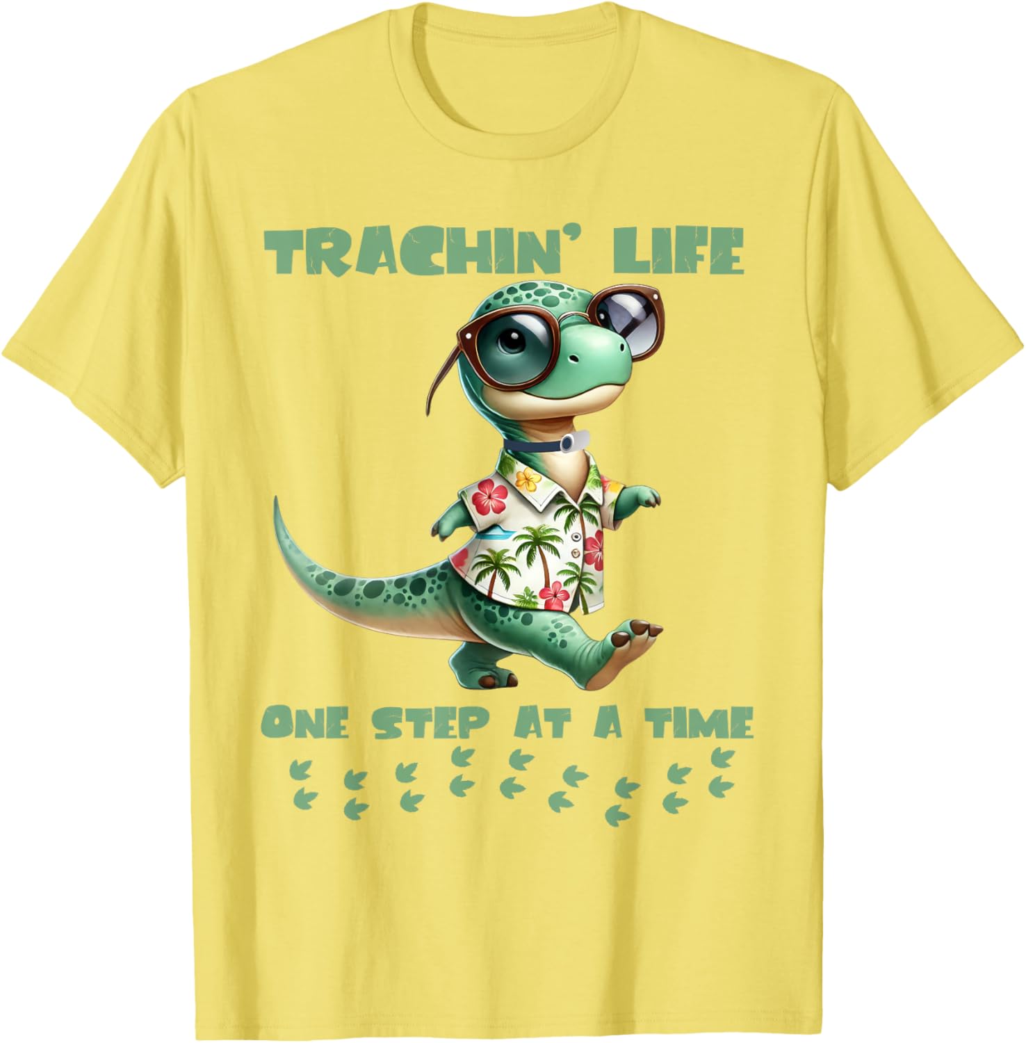 Trachin Life One Step at a Time Tracheostomy Awareness T-Shirt - 3