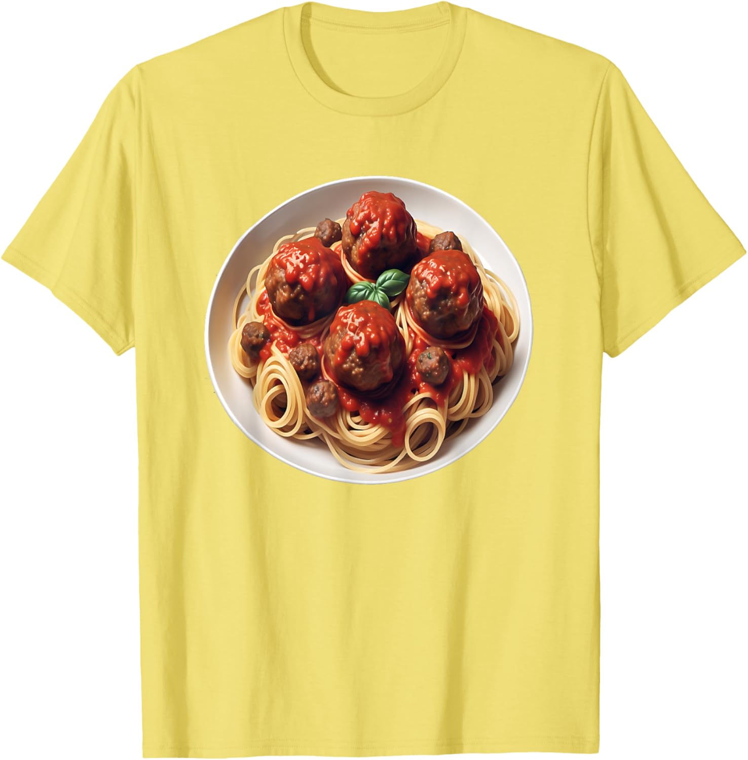 Spaghetti and Meatballs T-Shirt Fun Foodie Apparel for Pasta Lovers - 5