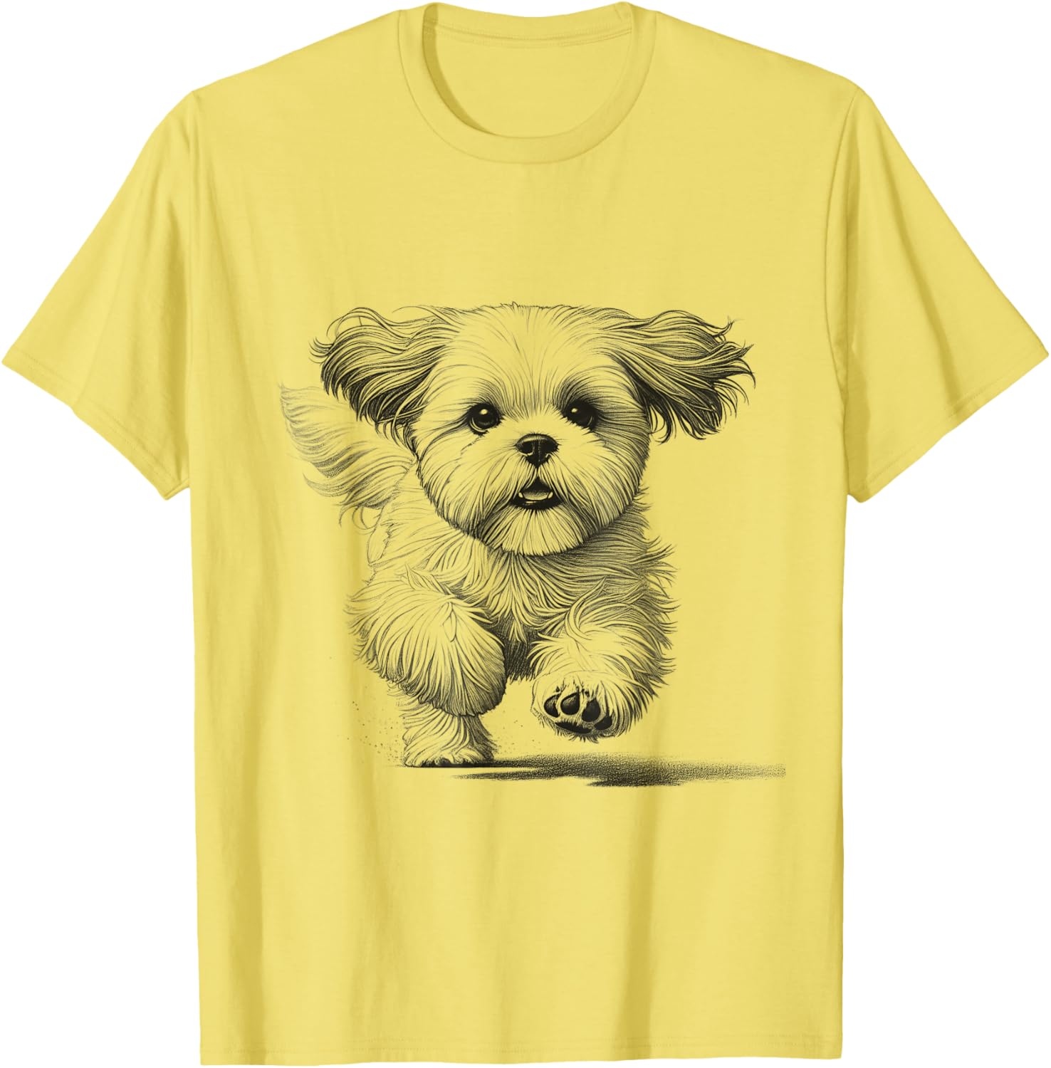 Shih Tzu Running Dog T-Shirt for Men and Women - Perfect Gift Idea - 5