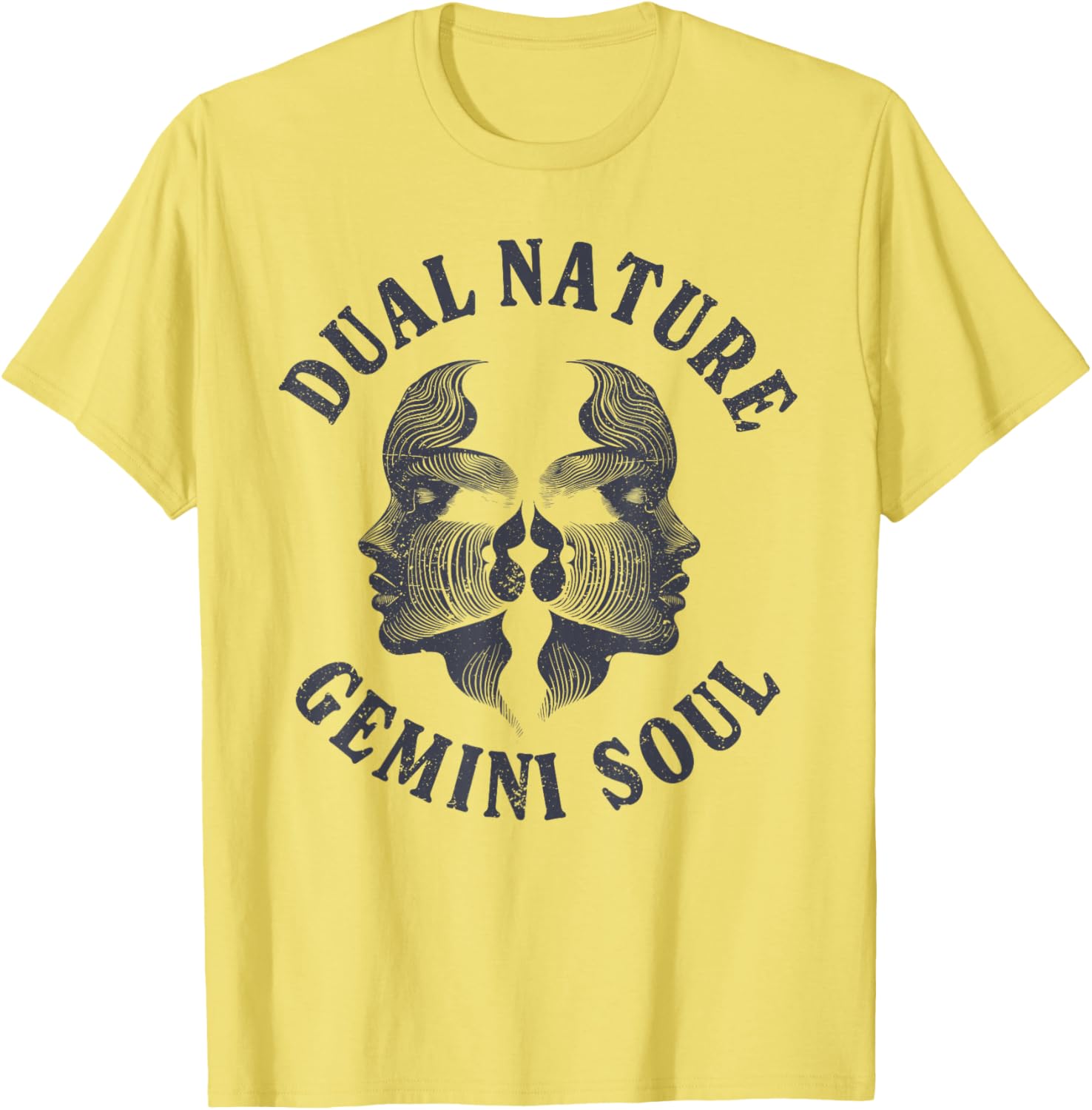 Gemini Zodiac Symbol Astrology T-Shirt for Horoscope Lovers - 4