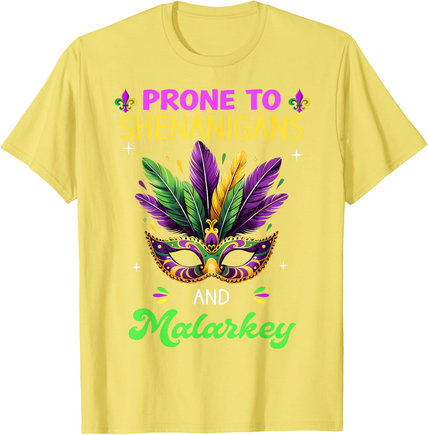 Mardi Gras Shenanigans T-Shirt for Men and Women - New Orleans Carnival Fun - 6