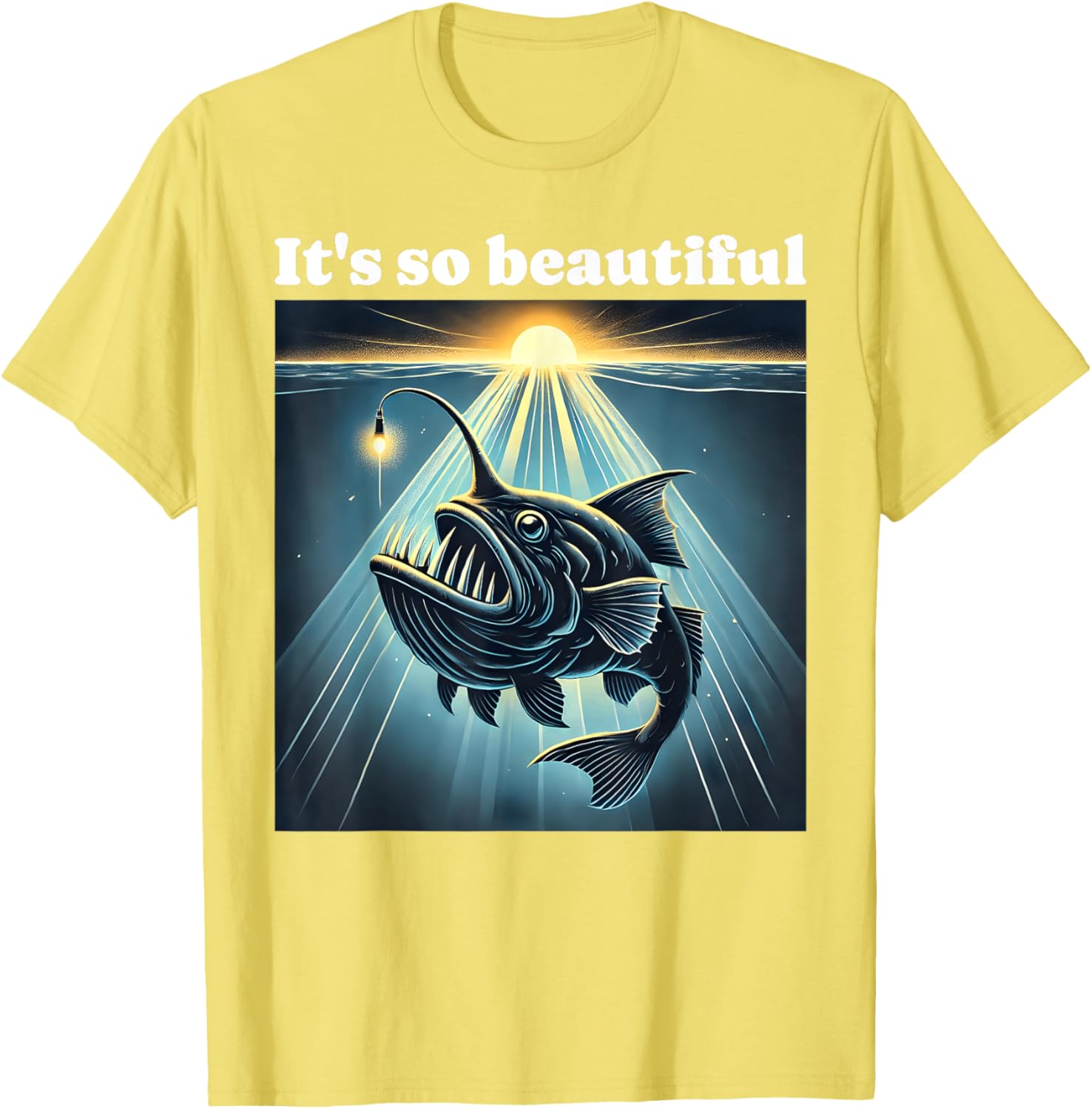 Anglerfish Found The Light T-Shirt for Ocean Lovers and Fishing Fans - 5