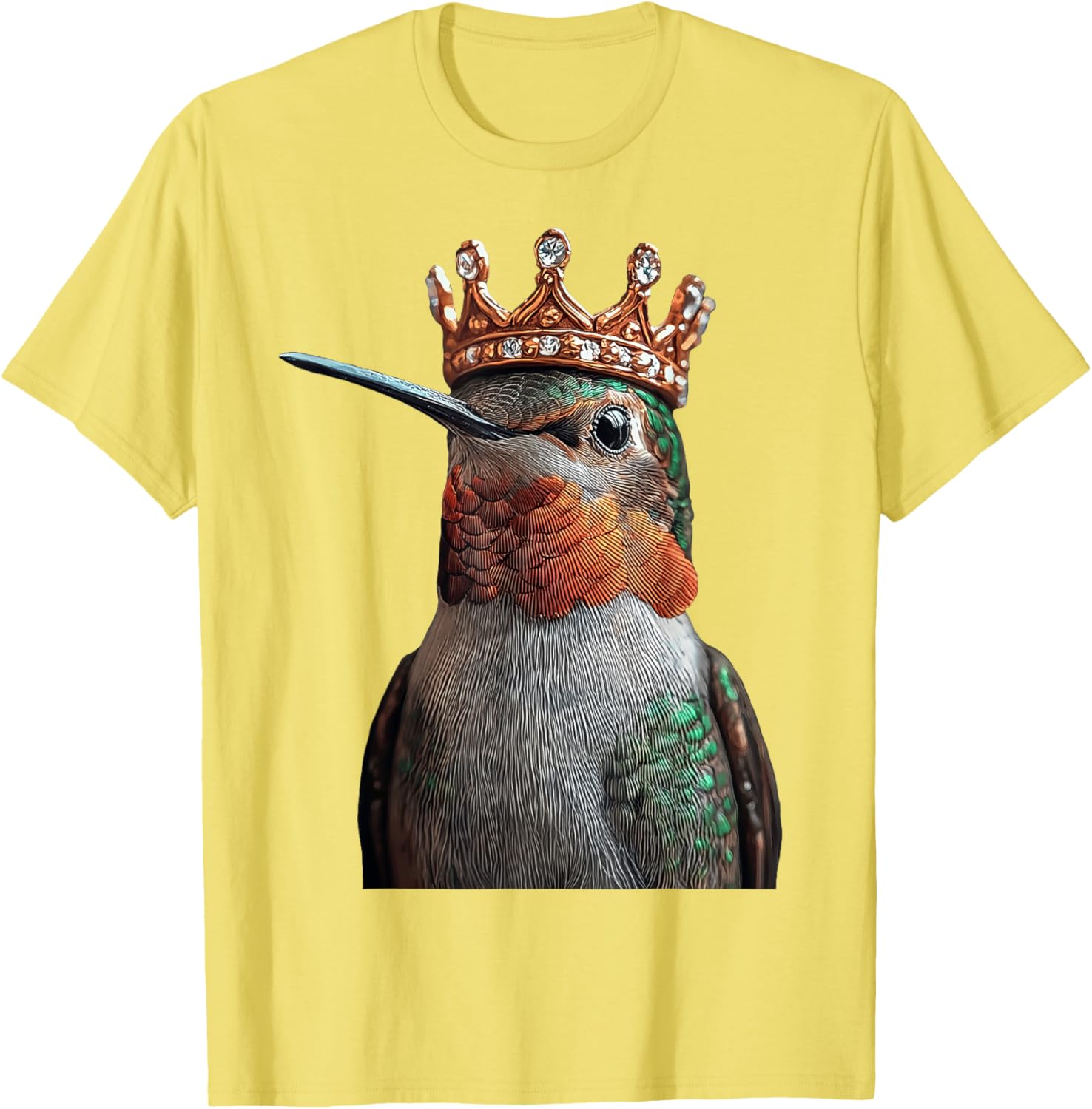 Hummingbird Crown T-Shirt for Nature Lovers - Stylish and Comfortable Design - 29