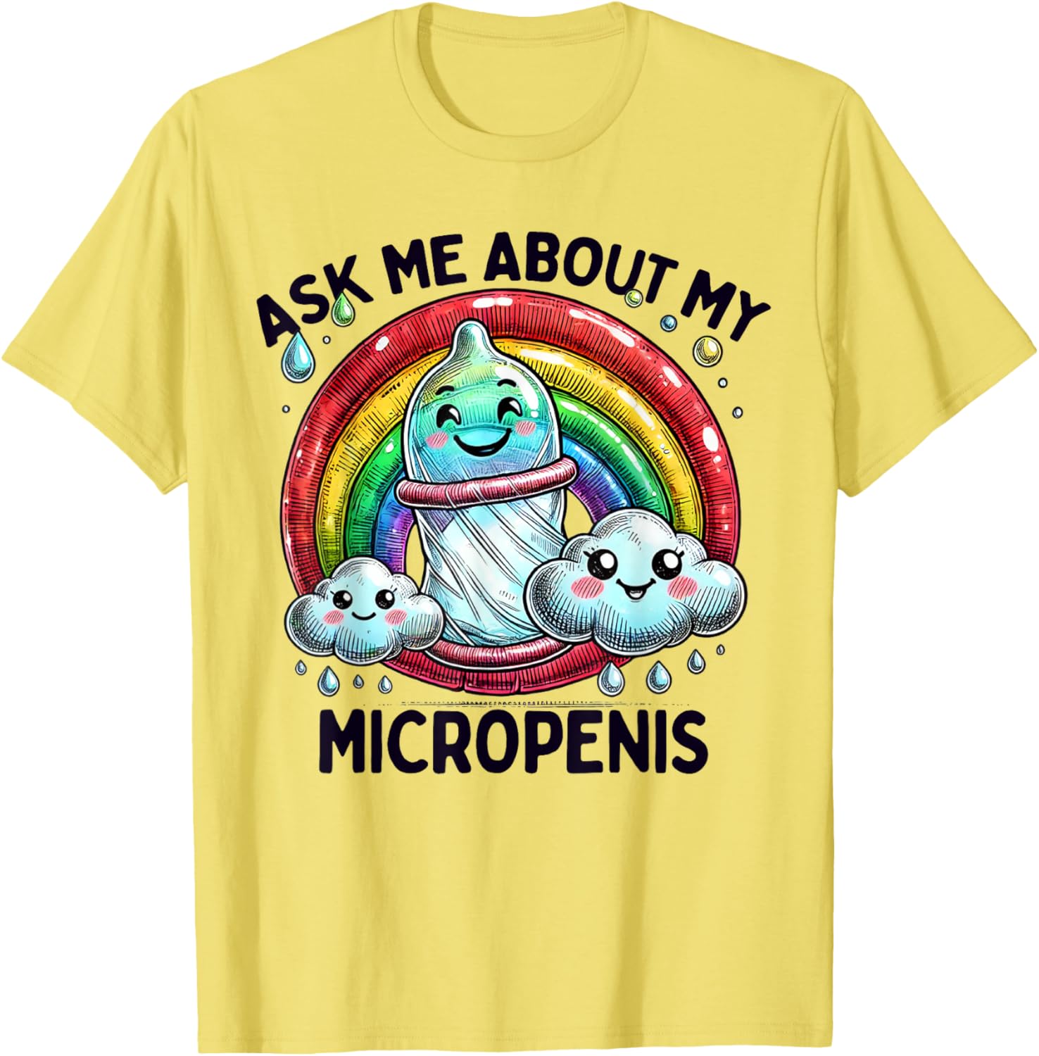 Funny Micropenis T-Shirt for Adults - Humorous Inappropriate Humor Shirt - 2