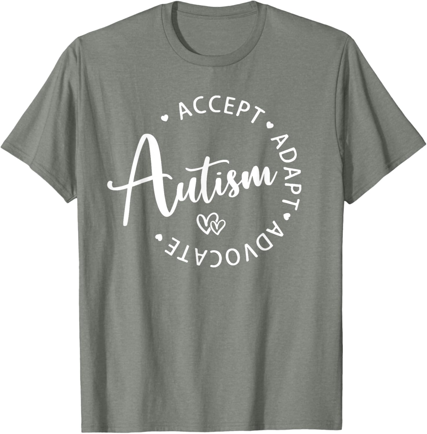 Autism Awareness T-Shirt for Kids - Accept Adapt Advocate Design - 13