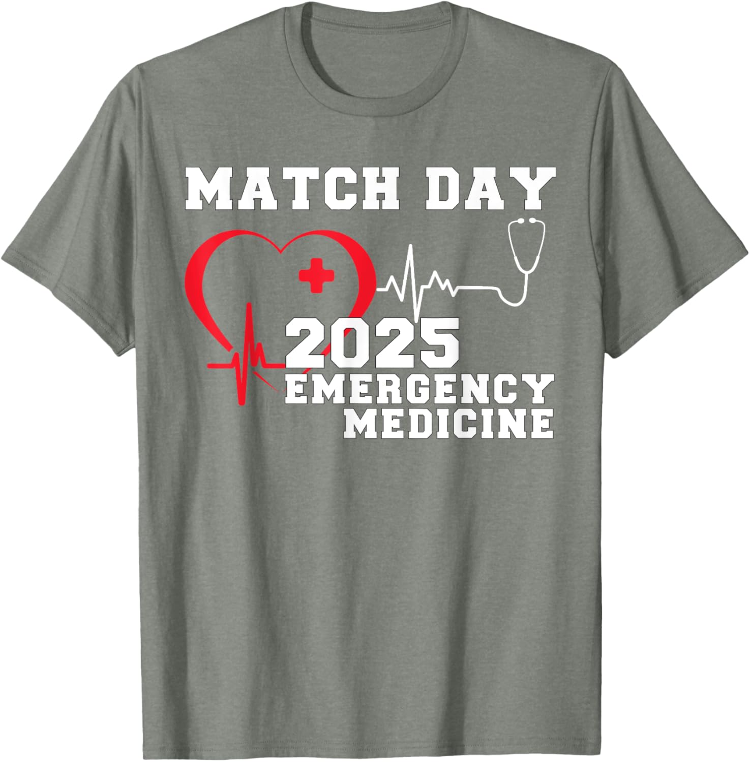 Match Day 2025 Emergency Medicine Residency T-Shirt for Medical Students - 2