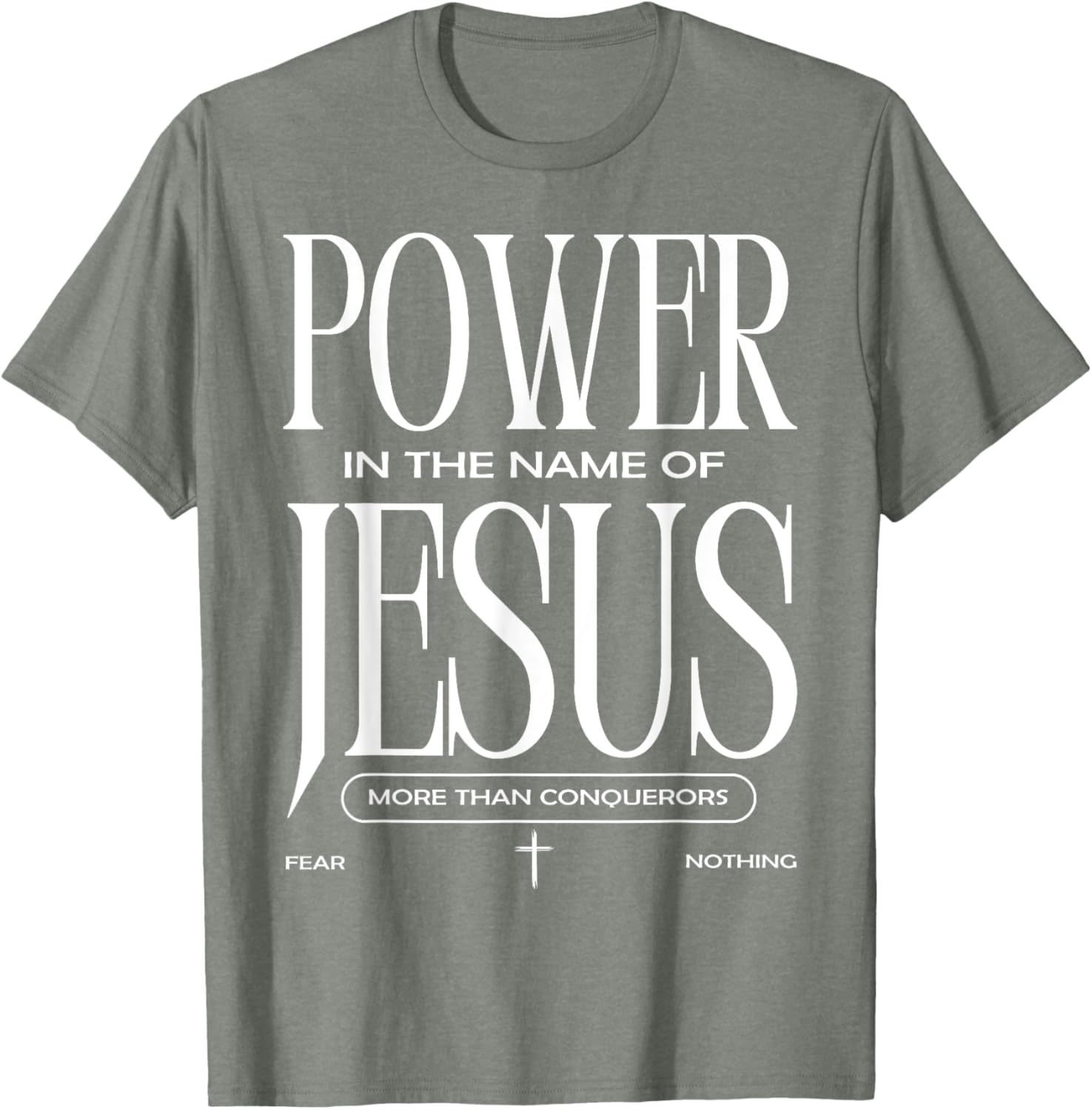 Power In The Name Of Jesus T-Shirt Faith Inspired Christian Apparel - 8