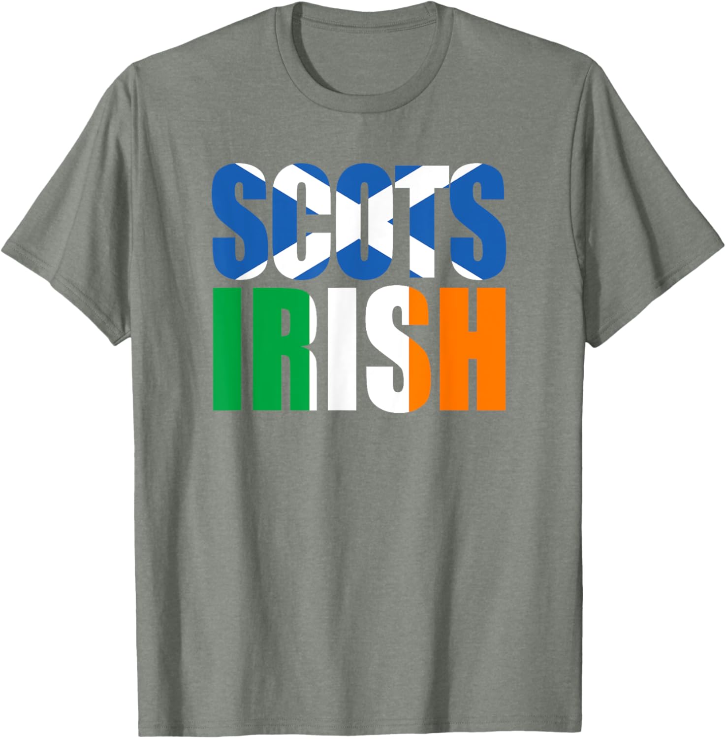 Scots Irish Flag T-Shirt Celebrate Scotland and Ireland Pride in Style - 3