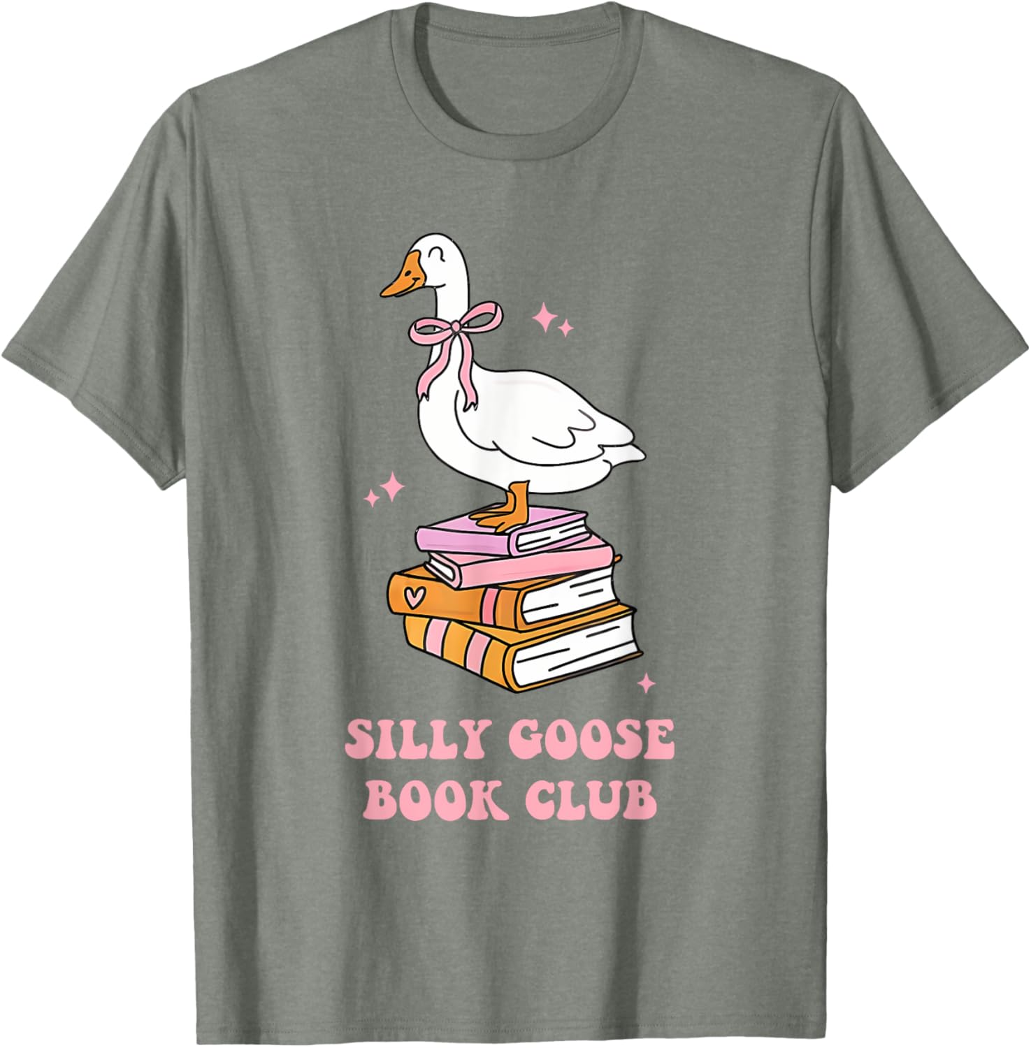 Silly Goose Book Club Funny T-Shirt for Book Lovers and Readers - 8