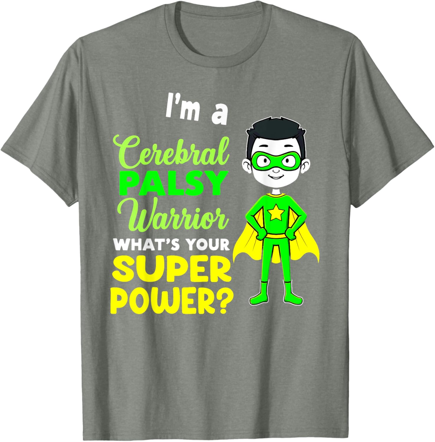 Kids Cerebral Palsy Warrior T-Shirt for Awareness and Support - 3