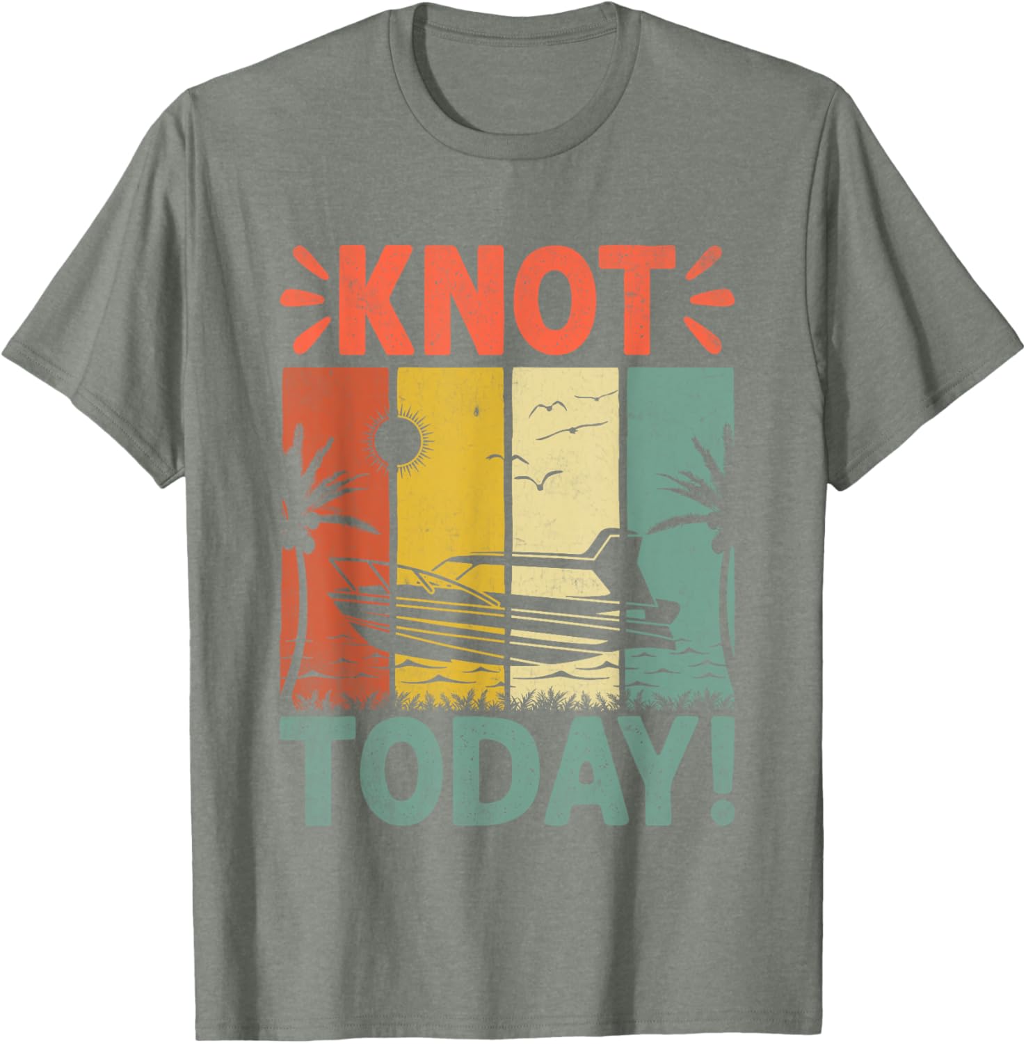 Knot Today Paddle Boat Graphic T-Shirt for Fun Summer Adventures - 1