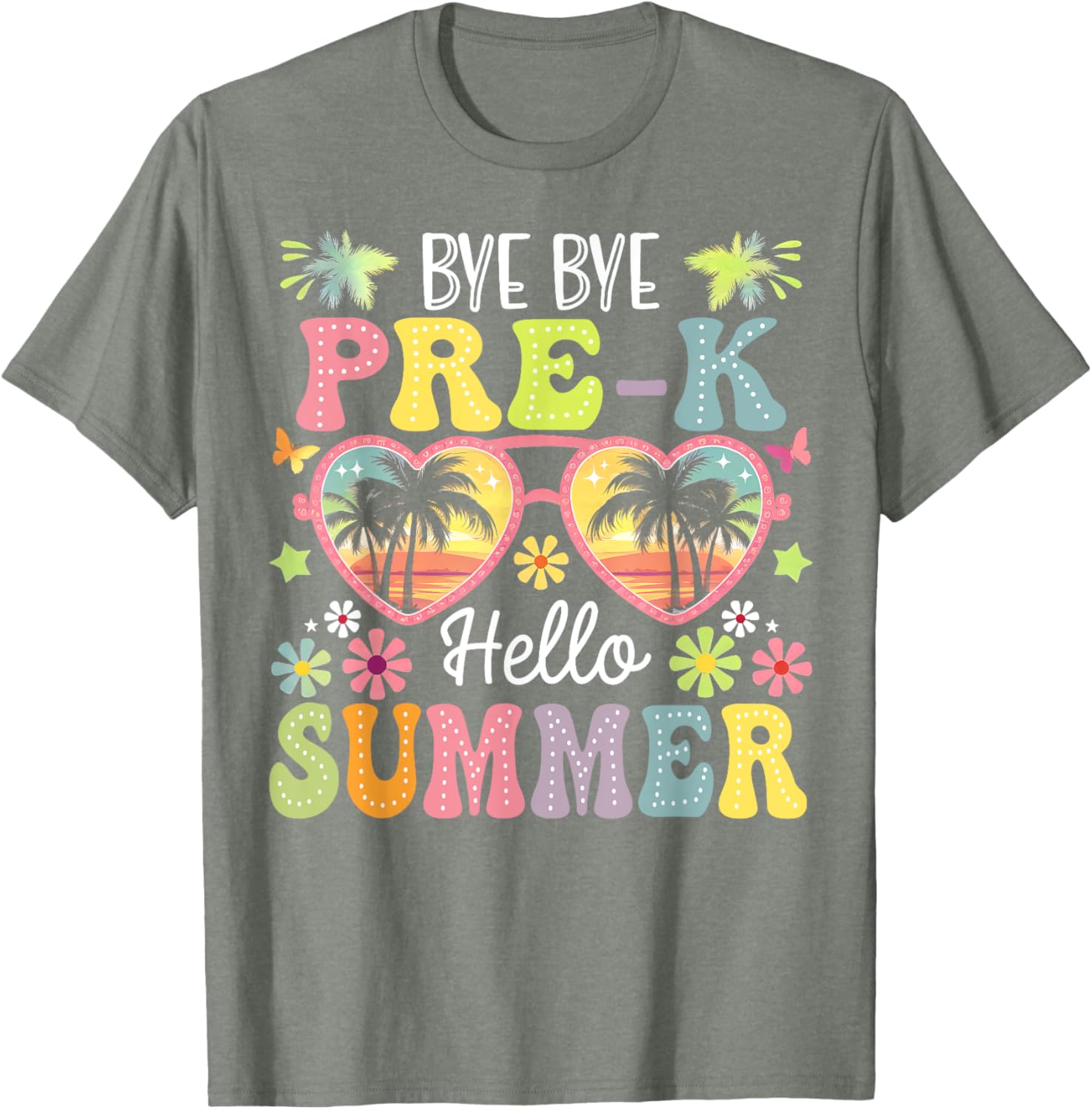 Goodbye Pre-K Hello Summer Boys Kids T-Shirt for Last Day of School - 17