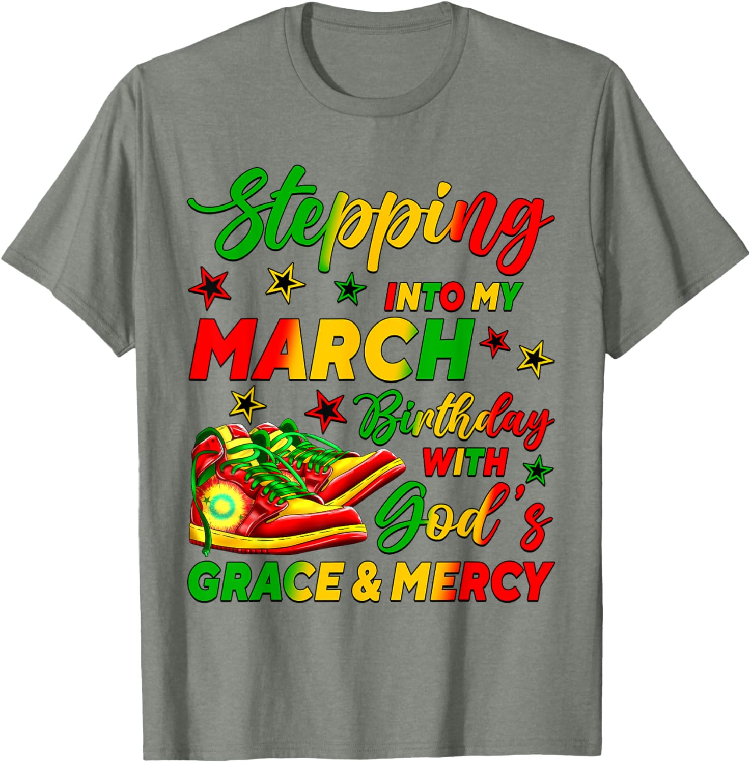 March Birthday African American Shoes T-Shirt for Celebrating in Style - 21
