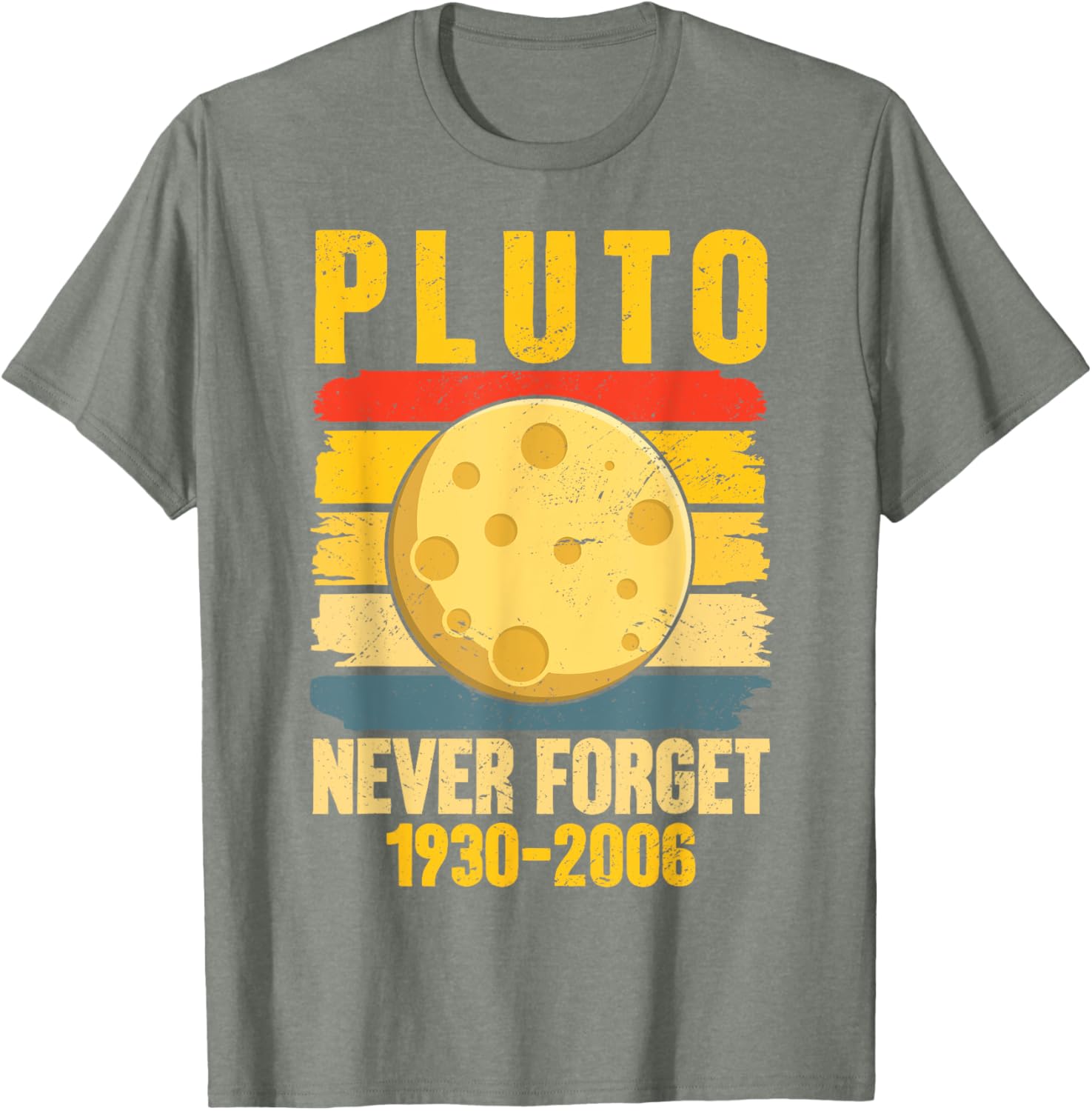 Funny Never Forget Pluto Retro Astronomy T-Shirt for Space Lovers - 1