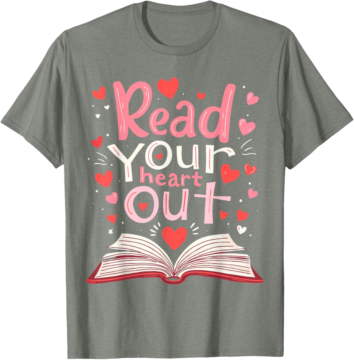 Read Your Heart Out Teacher Valentine's Day T-Shirt for Book Lovers - 11