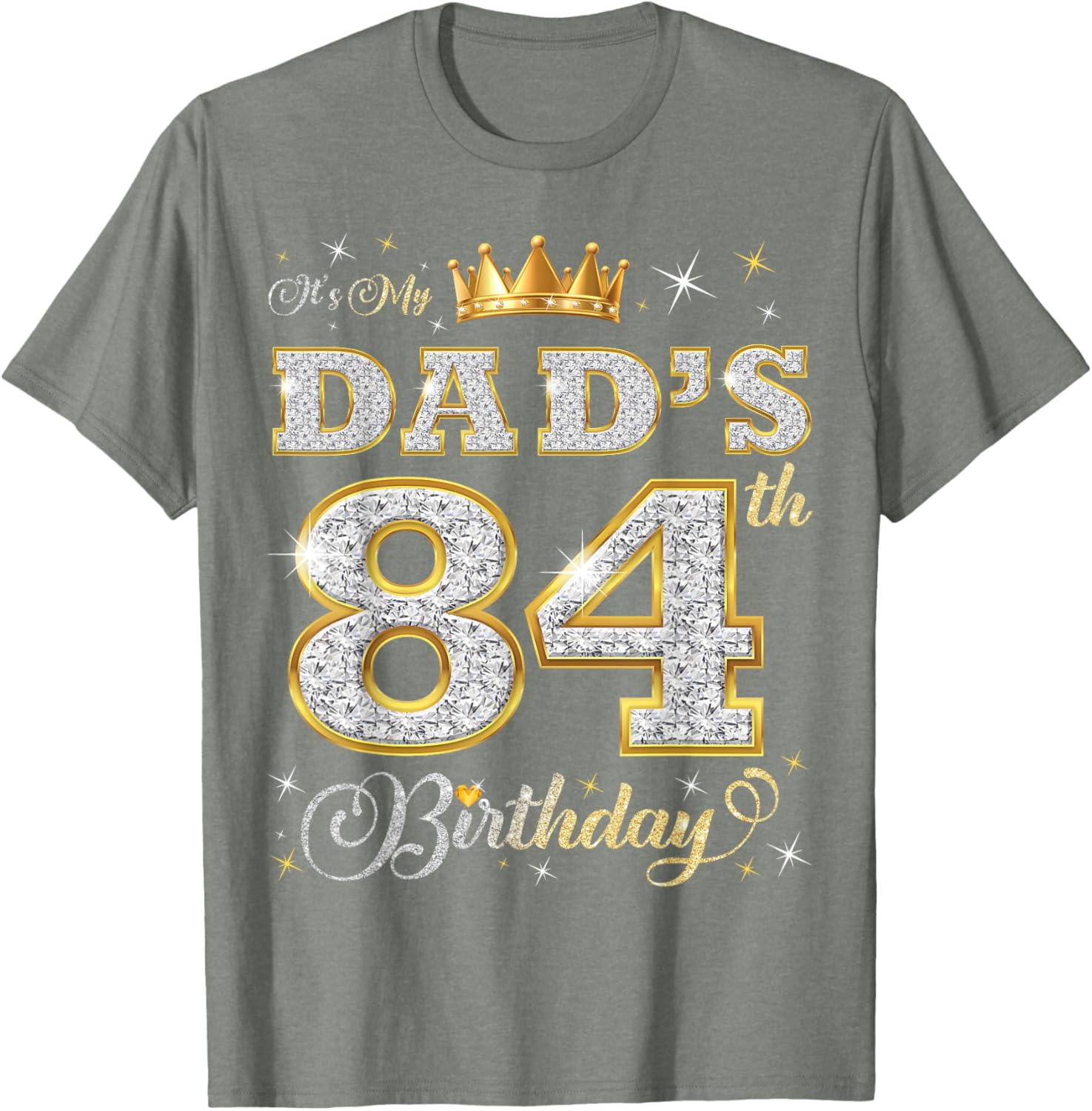 Dad's 84th Birthday T-Shirt Celebrating 84 Years of Love and Life - 5