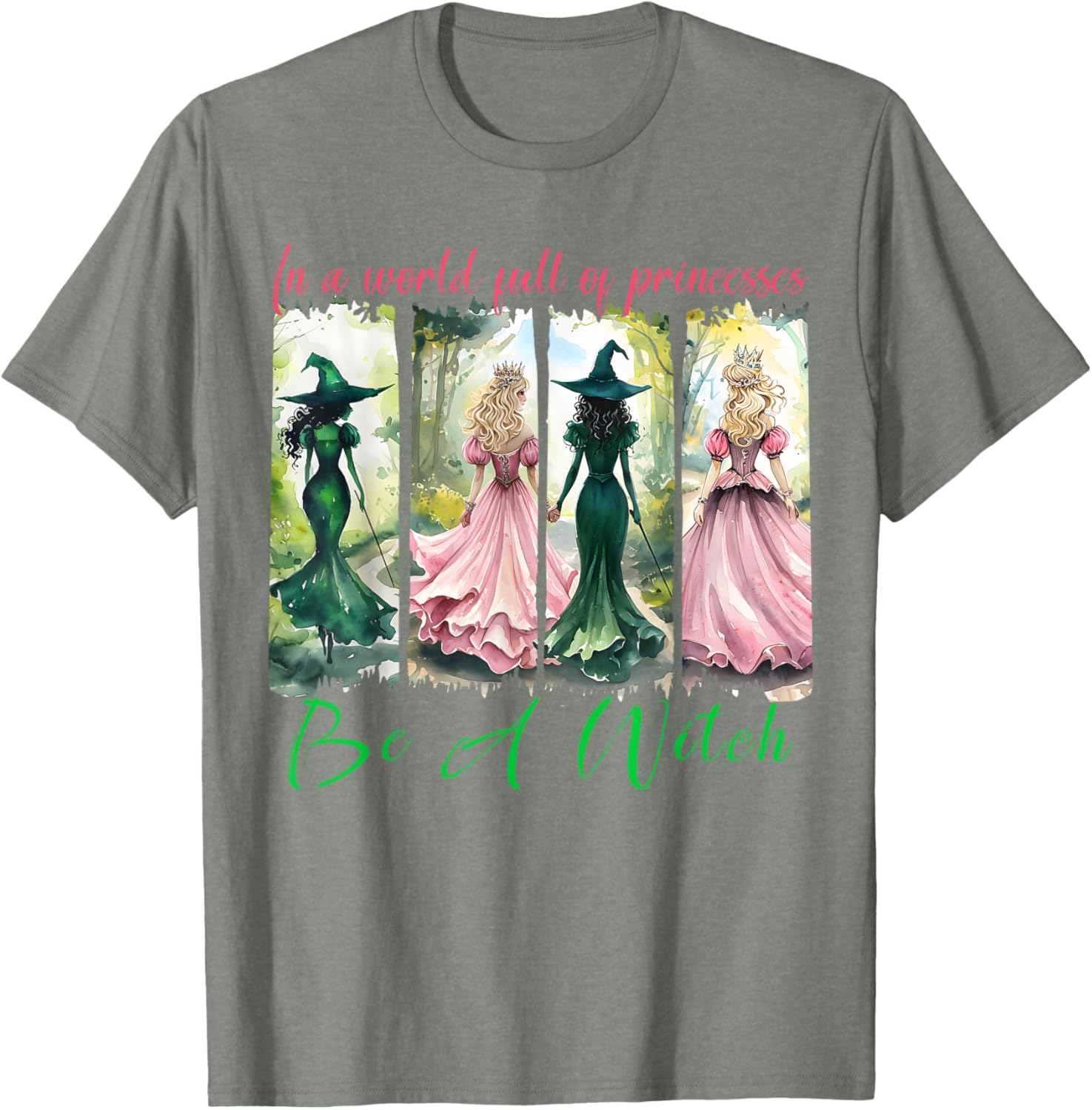 Be a Witch Not a Princess Halloween T-Shirt for Women Stylish Outfit - 2