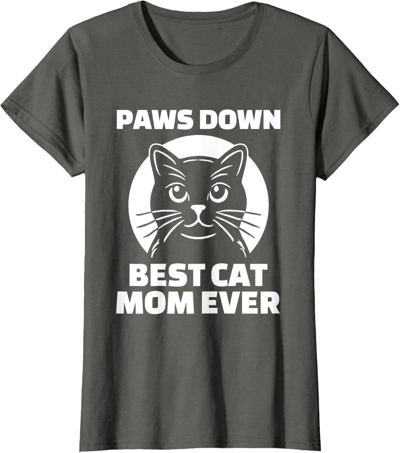 Best Cat Mom Ever T-Shirt for Women - Funny Cat Lover Gift Apparel - 2