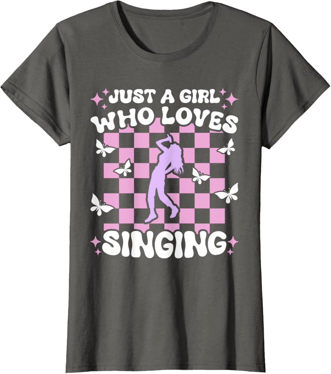 Just A Girl Who Loves Singing Girls T-Shirt for Music Lovers - 5