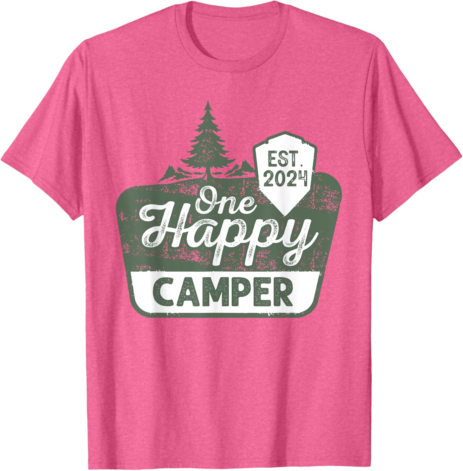 One Happy Camper Matching Family Birthday T-Shirt for Fun Celebrations - 22