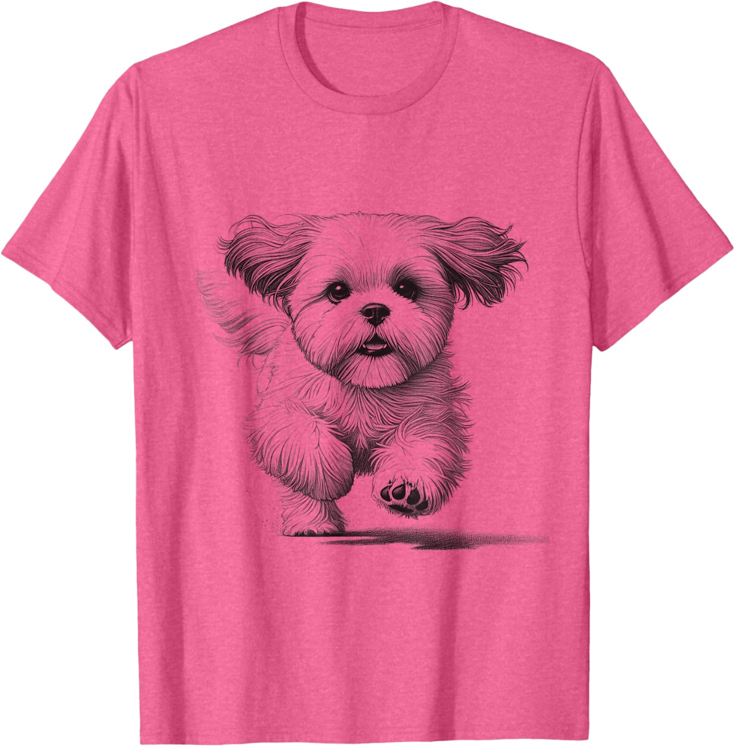 Shih Tzu Running Dog T-Shirt for Men and Women - Perfect Gift Idea - 4