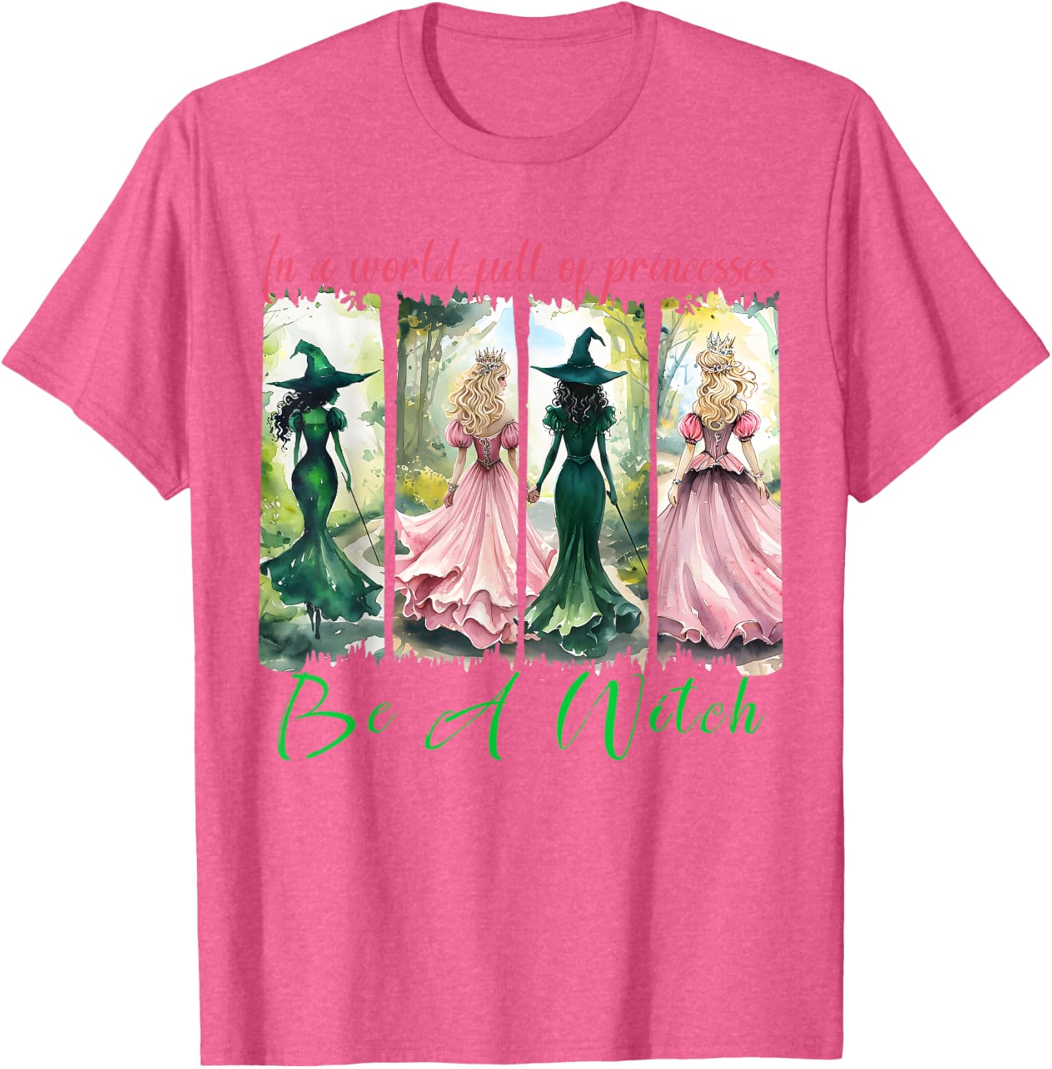 Be a Witch Not a Princess Halloween T-Shirt for Women Stylish Outfit - 29