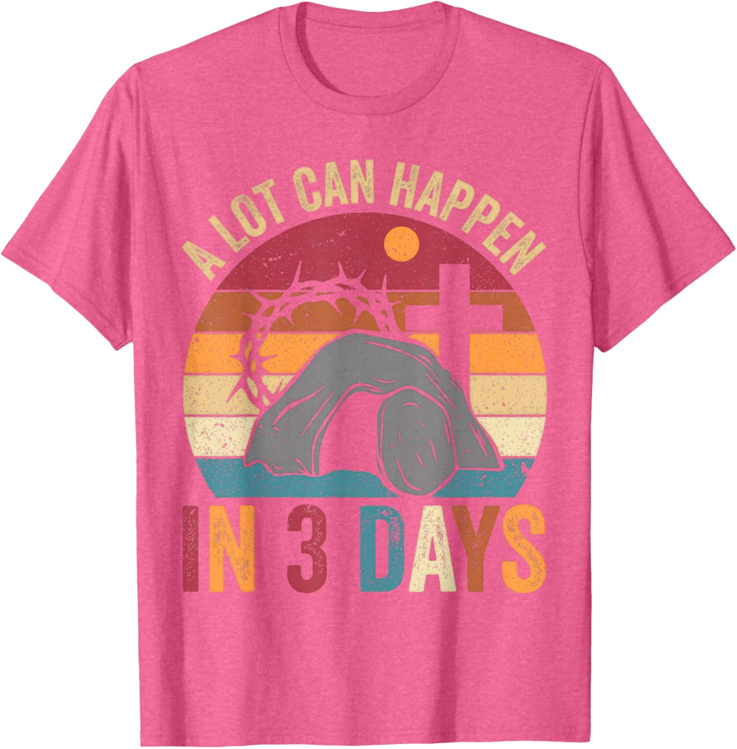 Retro Easter Christian T-Shirt Perfect for Celebrating Faith in Style - 25