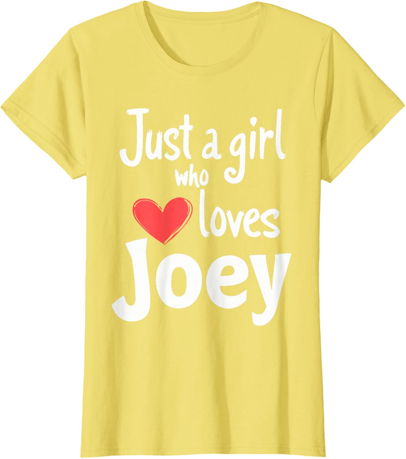 Just A Girl Who Loves Joey T-Shirt Cute and Stylish Apparel for Fans - 9