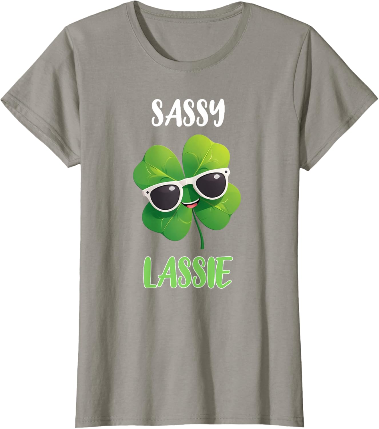 Funny Sassy Lassie St. Patrick's Day T-Shirt for Celebrating in Style - 5