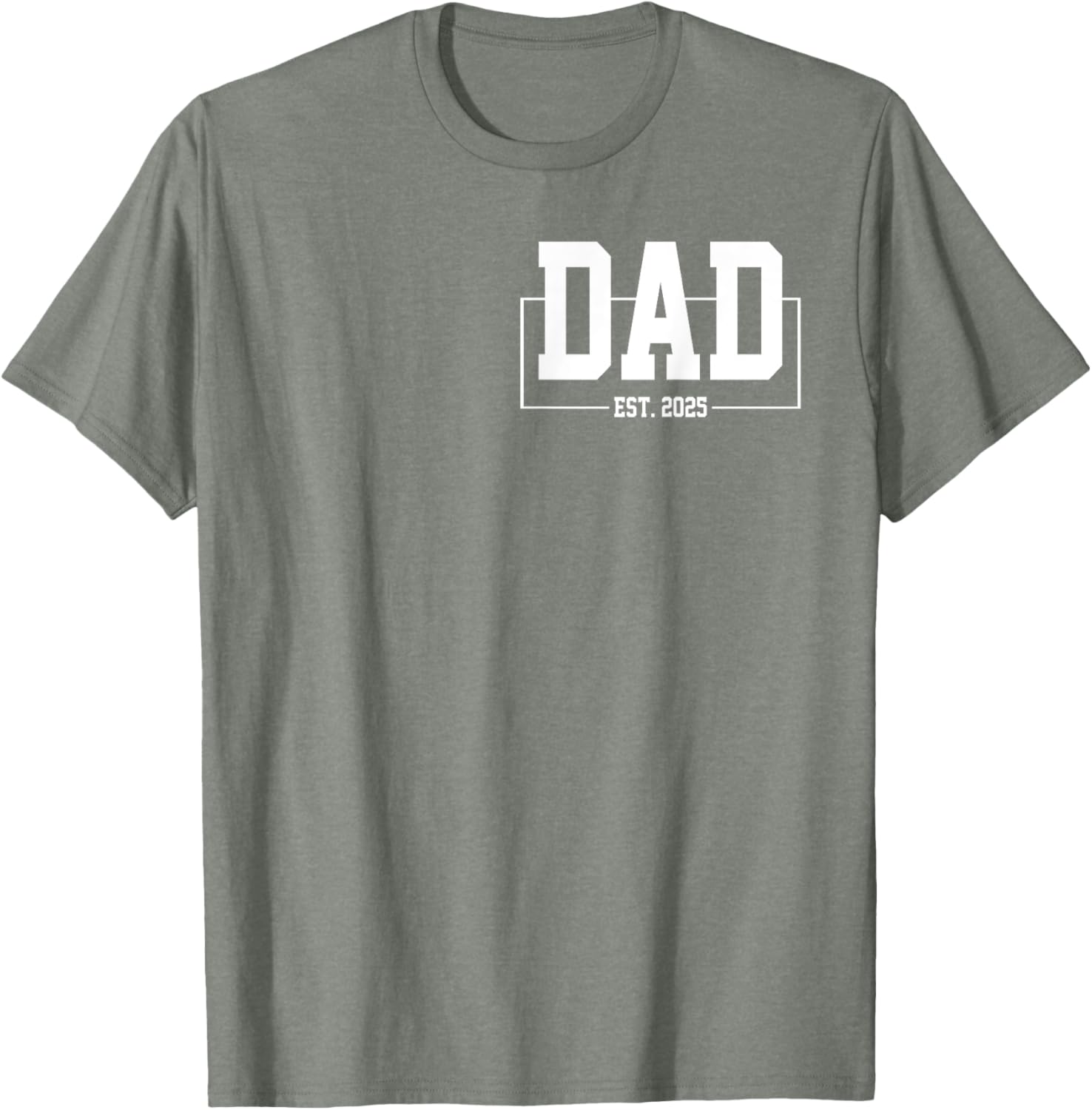 Dad Est. 2025 T-Shirt for New Fathers Expecting Baby in 2025 - 11