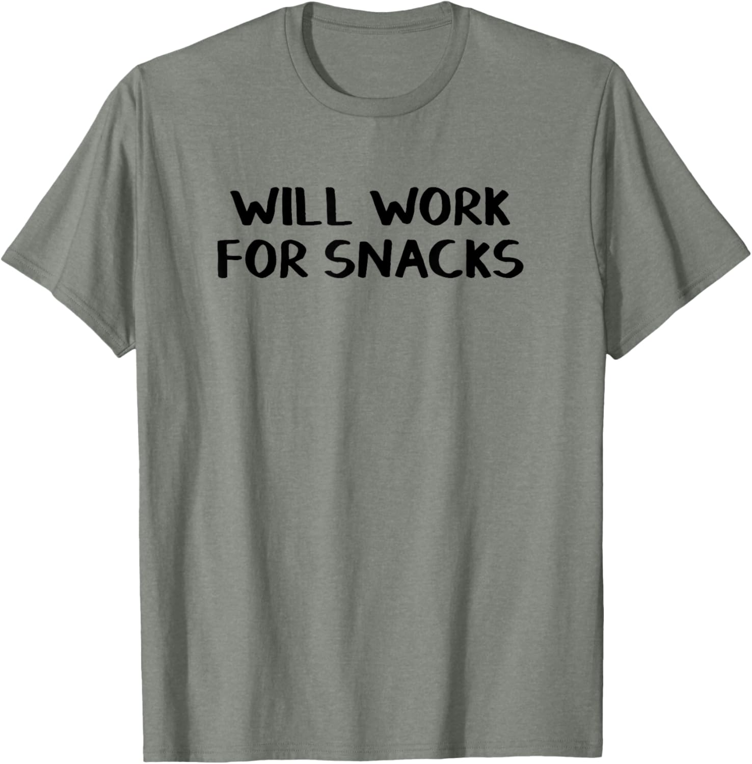 Will Work For Snacks T-Shirt Fun Graphic Tee for Food Lovers - 9