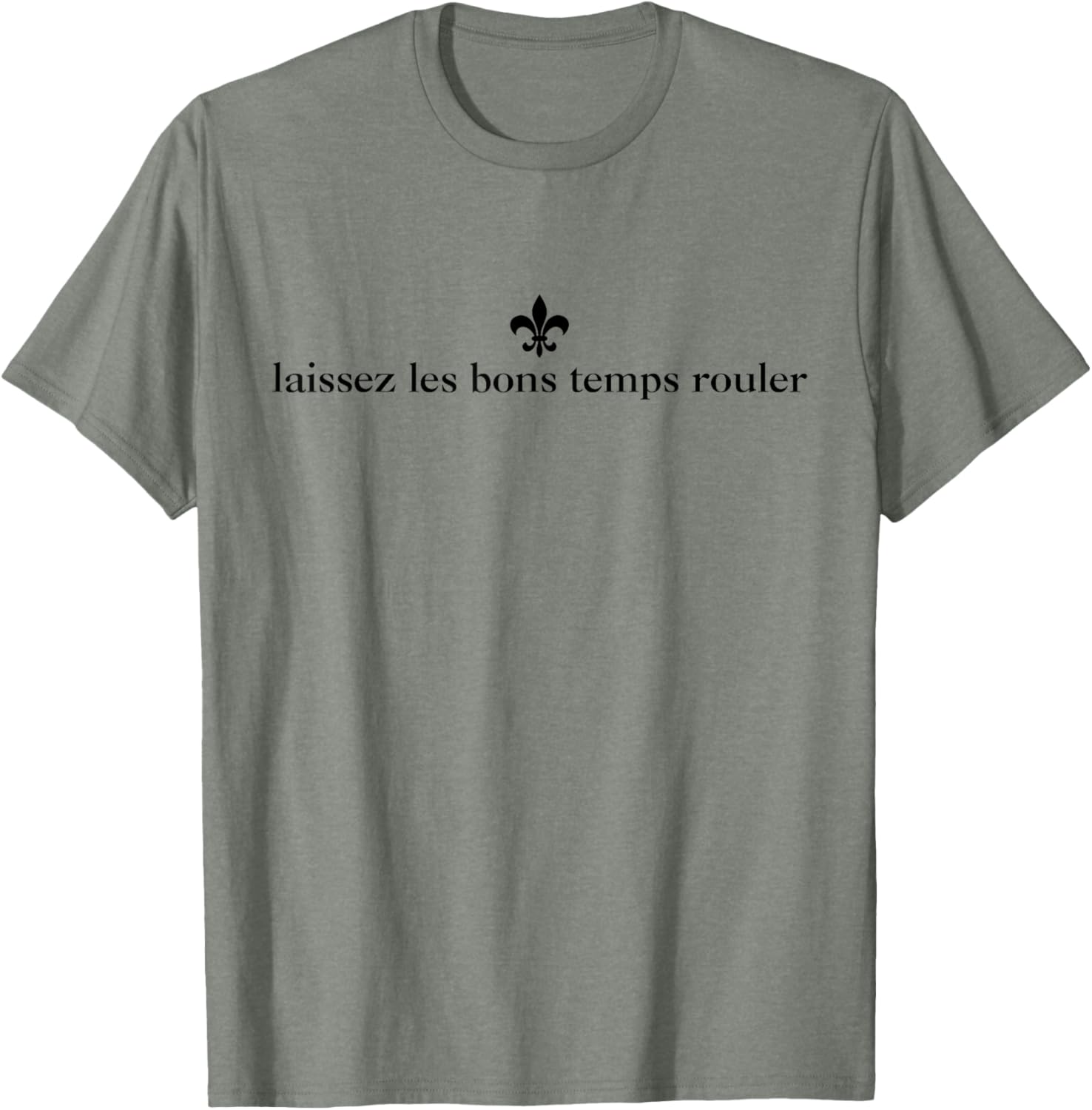 Minimalist Mardi Gras Women's T-Shirt - Laissez Les Bon Temps Rouler Design - 2