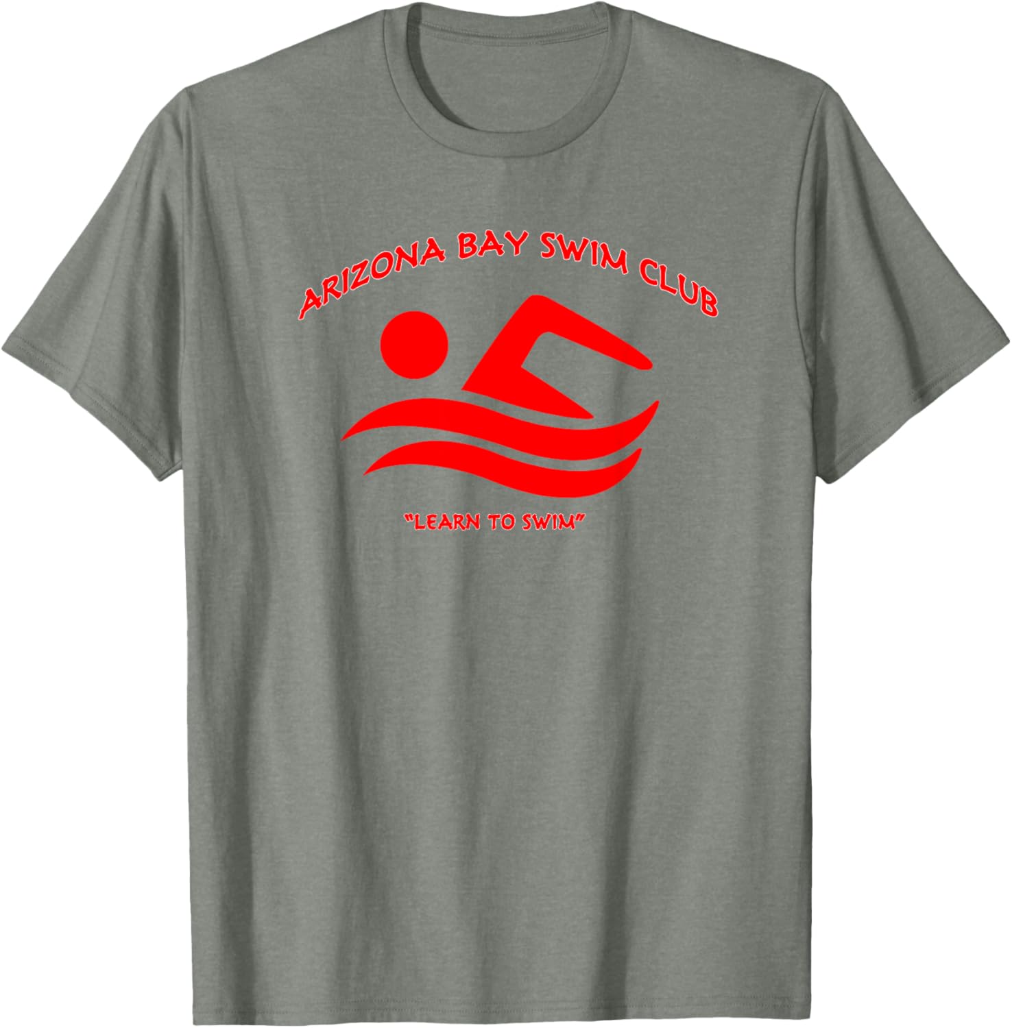 Red Swim Club Bay Arizona T-Shirt - Stylish Swimwear Apparel for All - 5